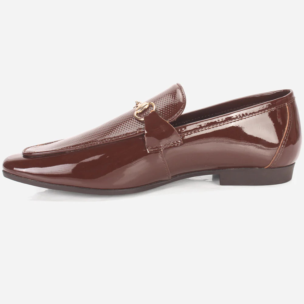 Men "BORRIS" Leather Formal Dress Slip-On Shoes - Image 3