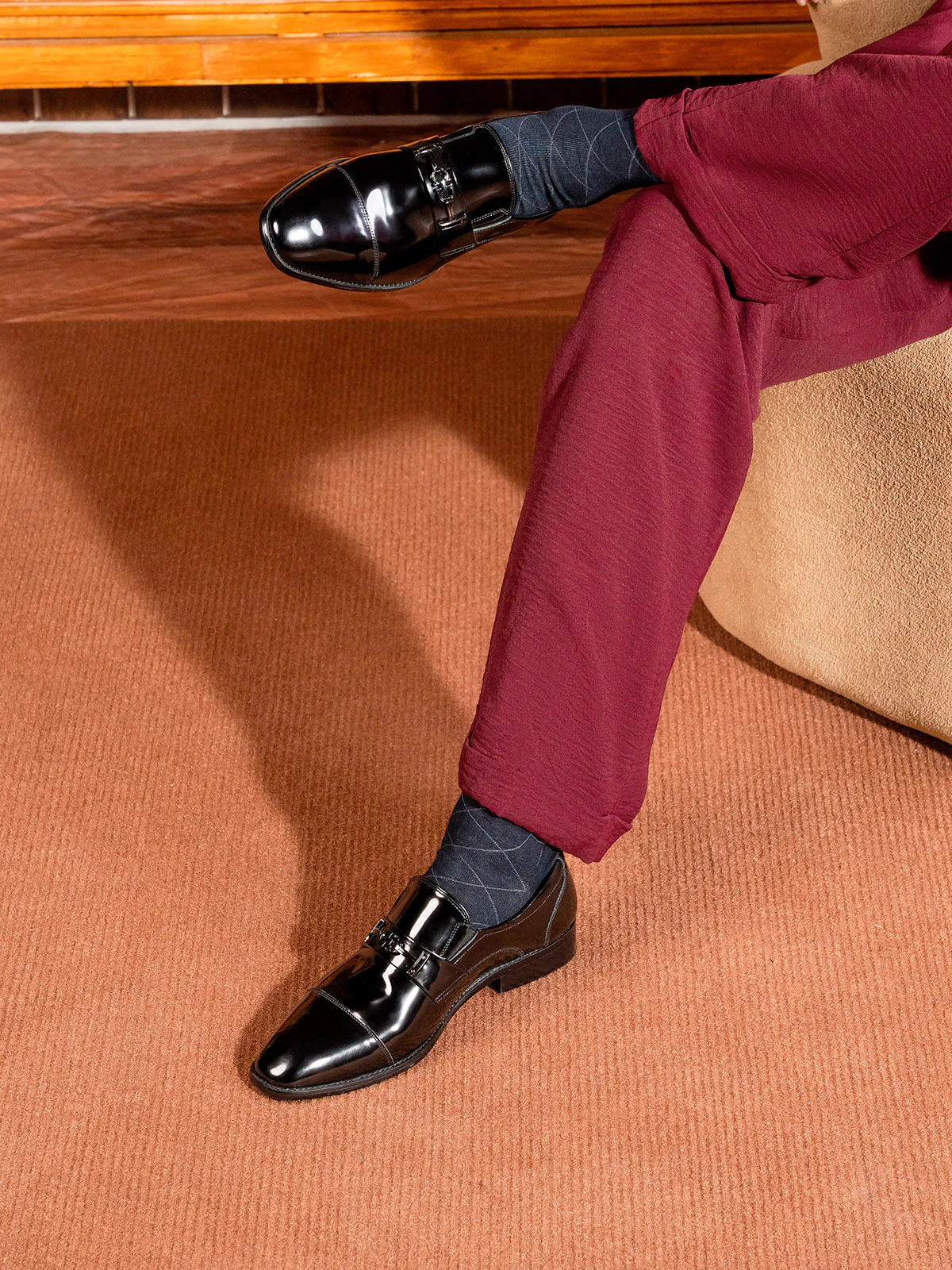 Men "BRYAN" Convenience Leather Formals - Image 3