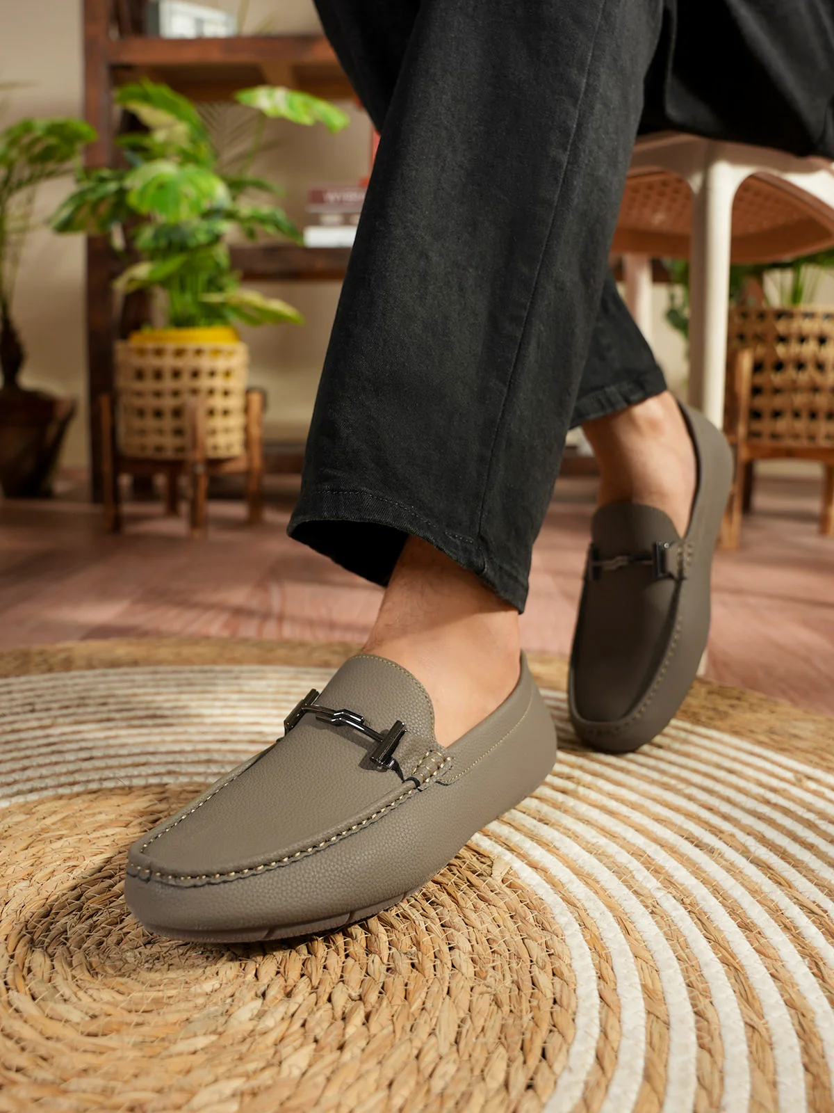 Men "CALEB" Casual Designs Moccasins