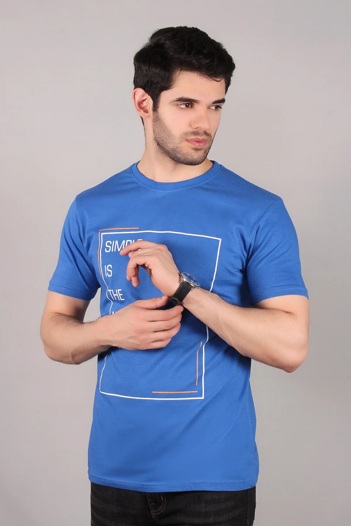 "CHIEF" Classic Crew Neck T-Shirt - Image 2