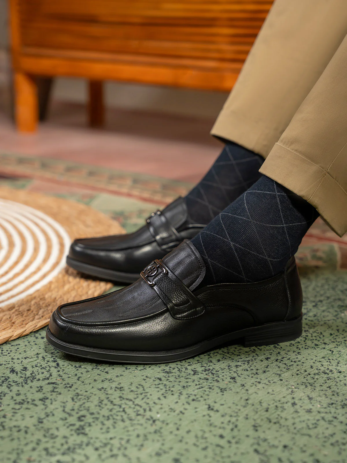 Men "COLBY" High Quality Leather Formals
