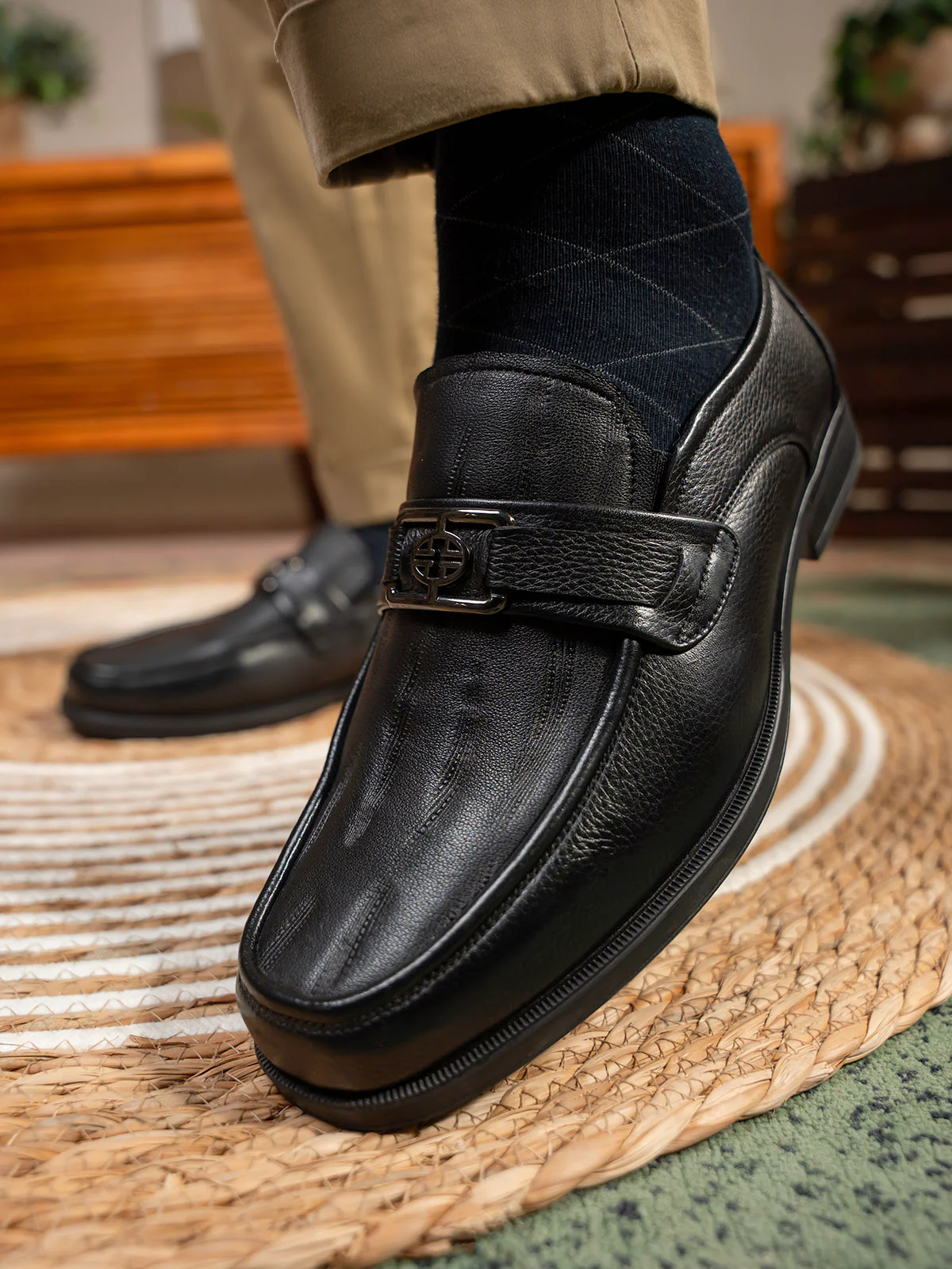 Men "COLBY" High Quality Leather Formals - Image 6