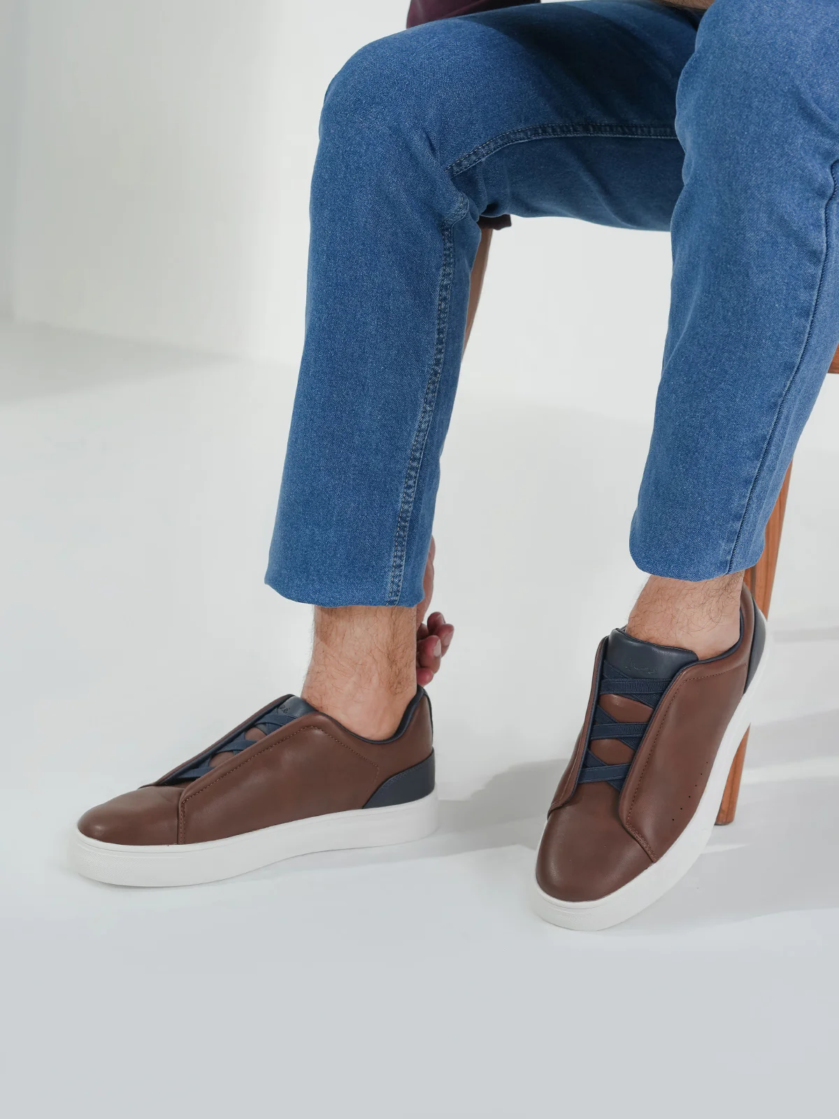 Men "DACEY" Comfort Lace Up Trainers - Image 6