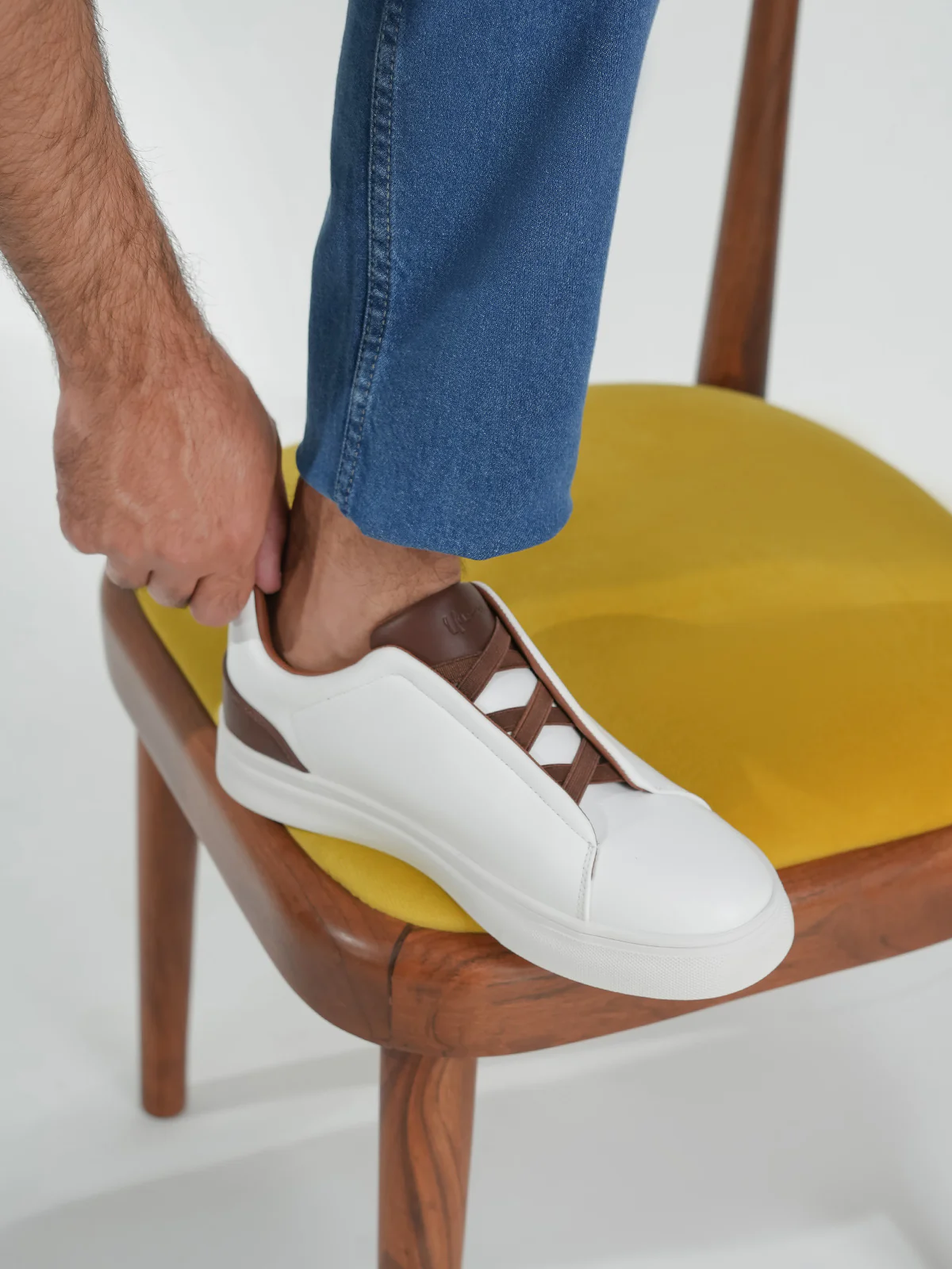 Men "DACEY" Comfort Lace Up Trainers - Image 9