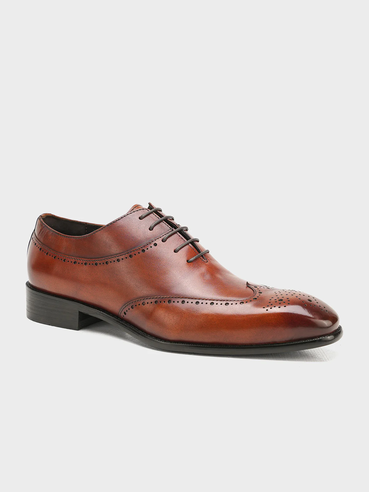 Men "DAMIAN" Leather Lace Up Formal Shoes - Image 2