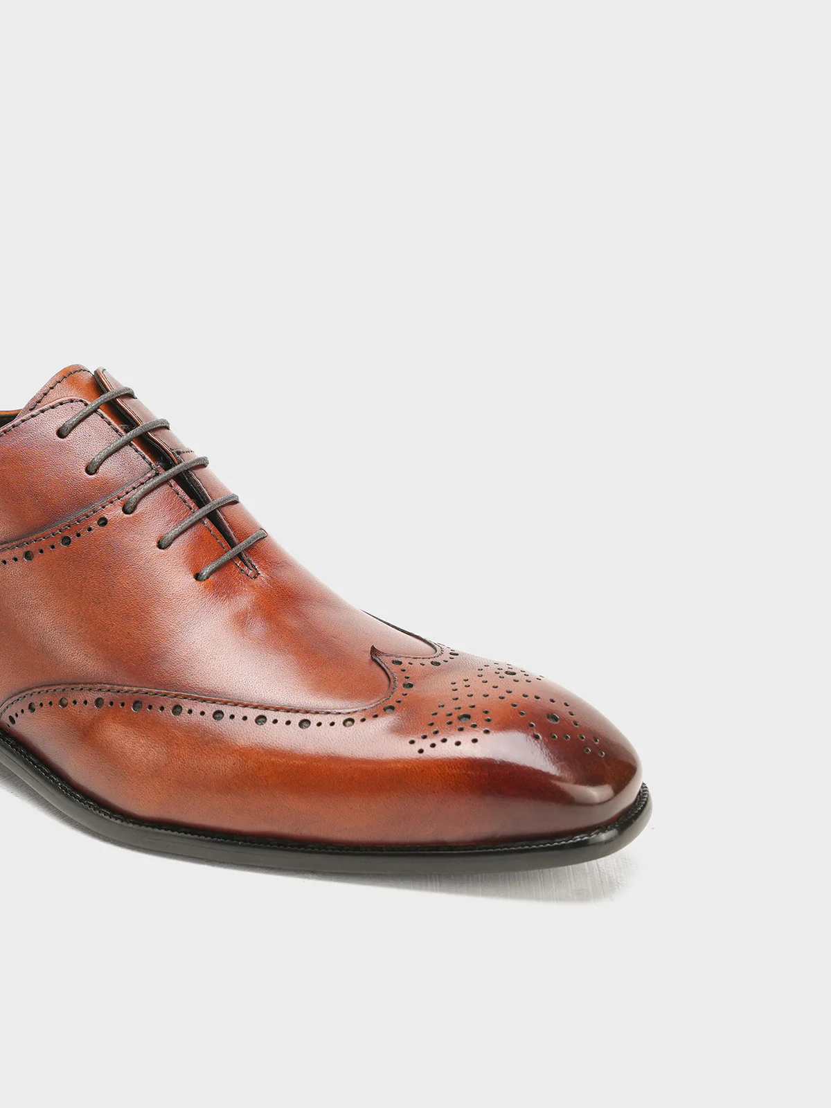 Men "DAMIAN" Leather Lace Up Formal Shoes - Image 7