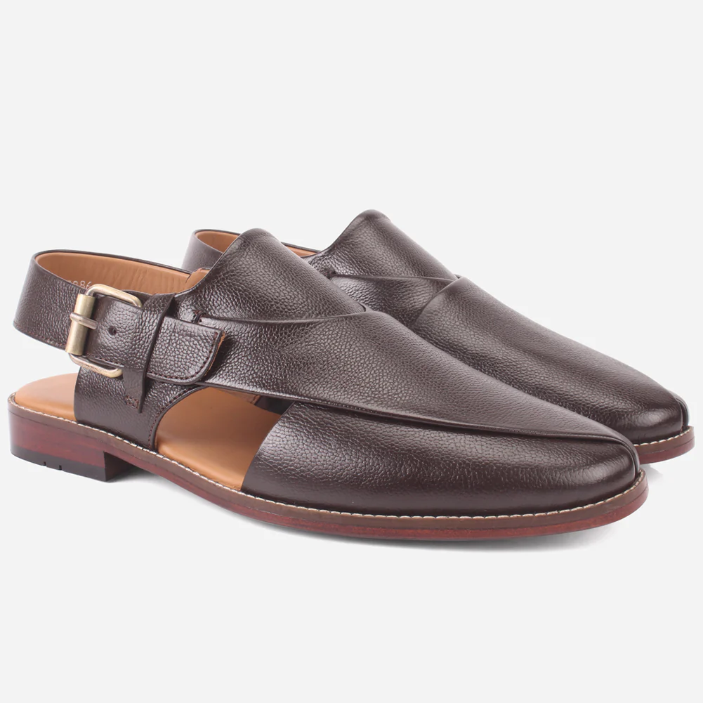 Men "DANI" Handcrafted Peshawari Sandals - Image 2