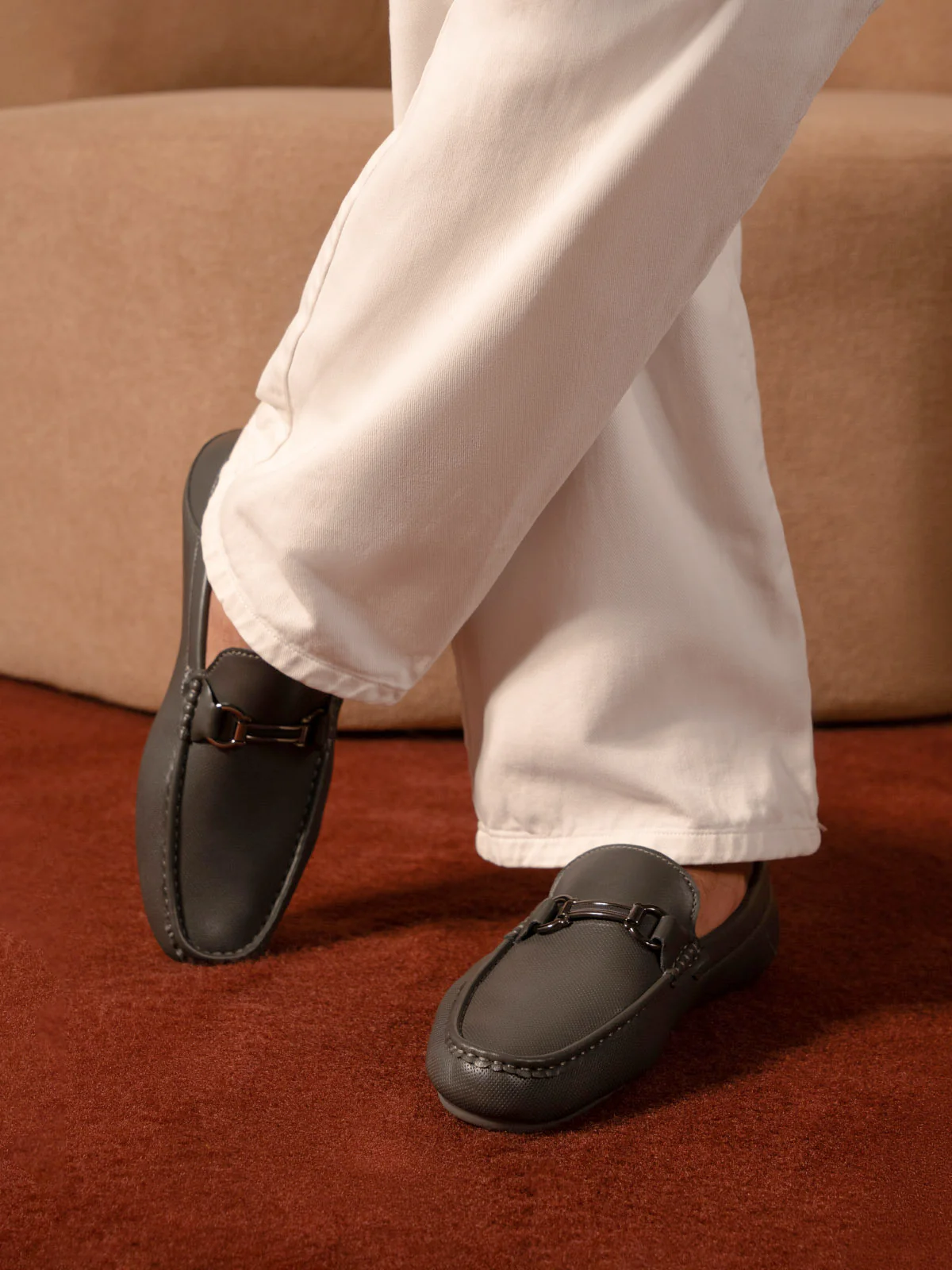 Men "DEXTER" Classic Slip On Mocassins - Image 3