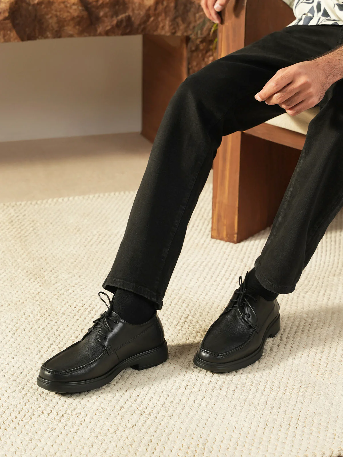 Men "DHAVAL" Stylish Leather Loafer Shoes - Image 10
