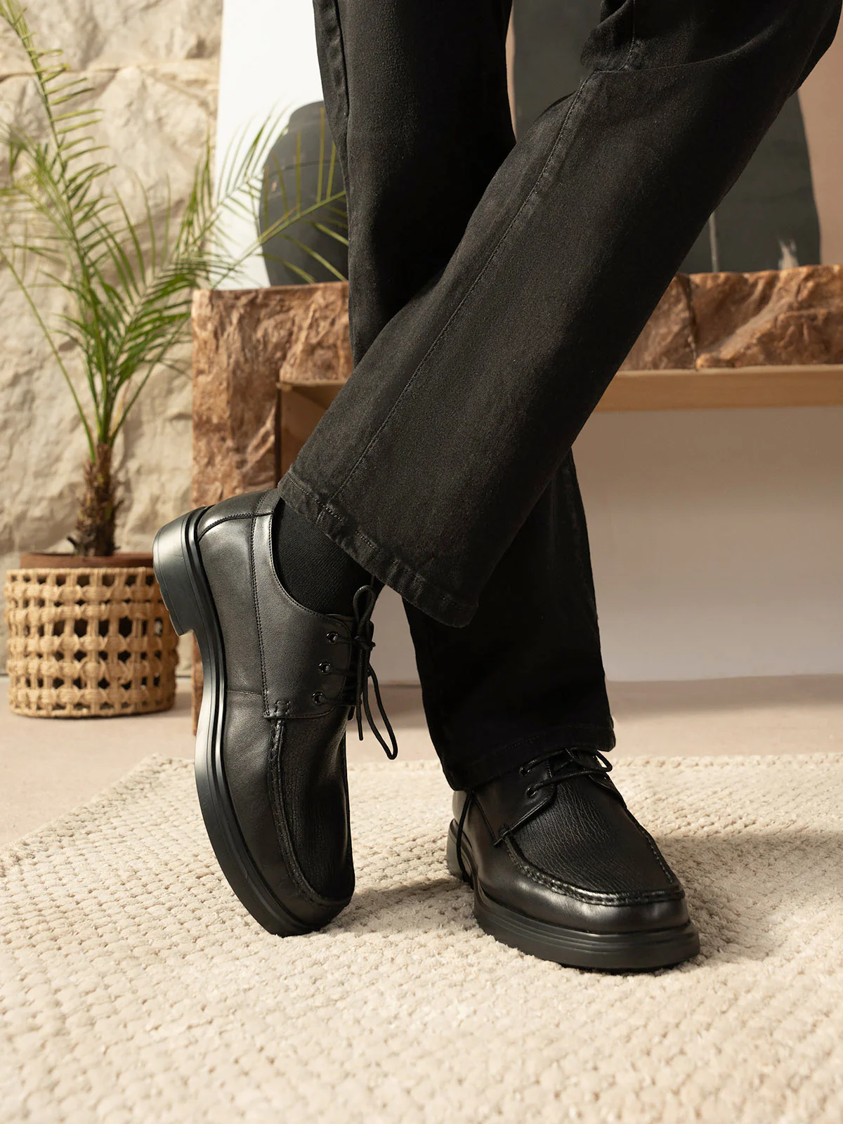 Men "DHAVAL" Stylish Leather Loafer Shoes - Image 6