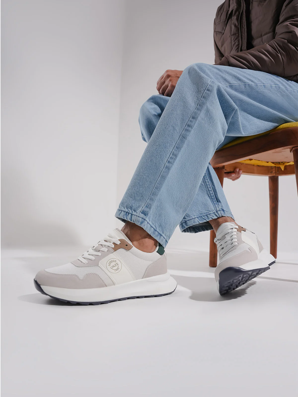 Men "DUNLAP" Trendy Lace Up Trainers