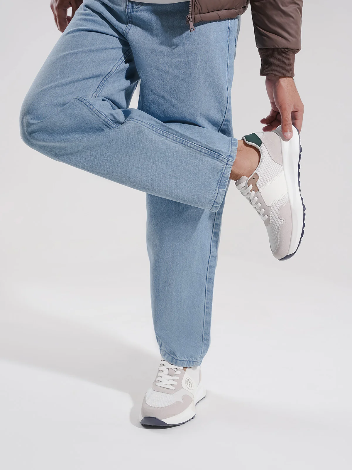 Men "DUNLAP" Trendy Lace Up Trainers - Image 10
