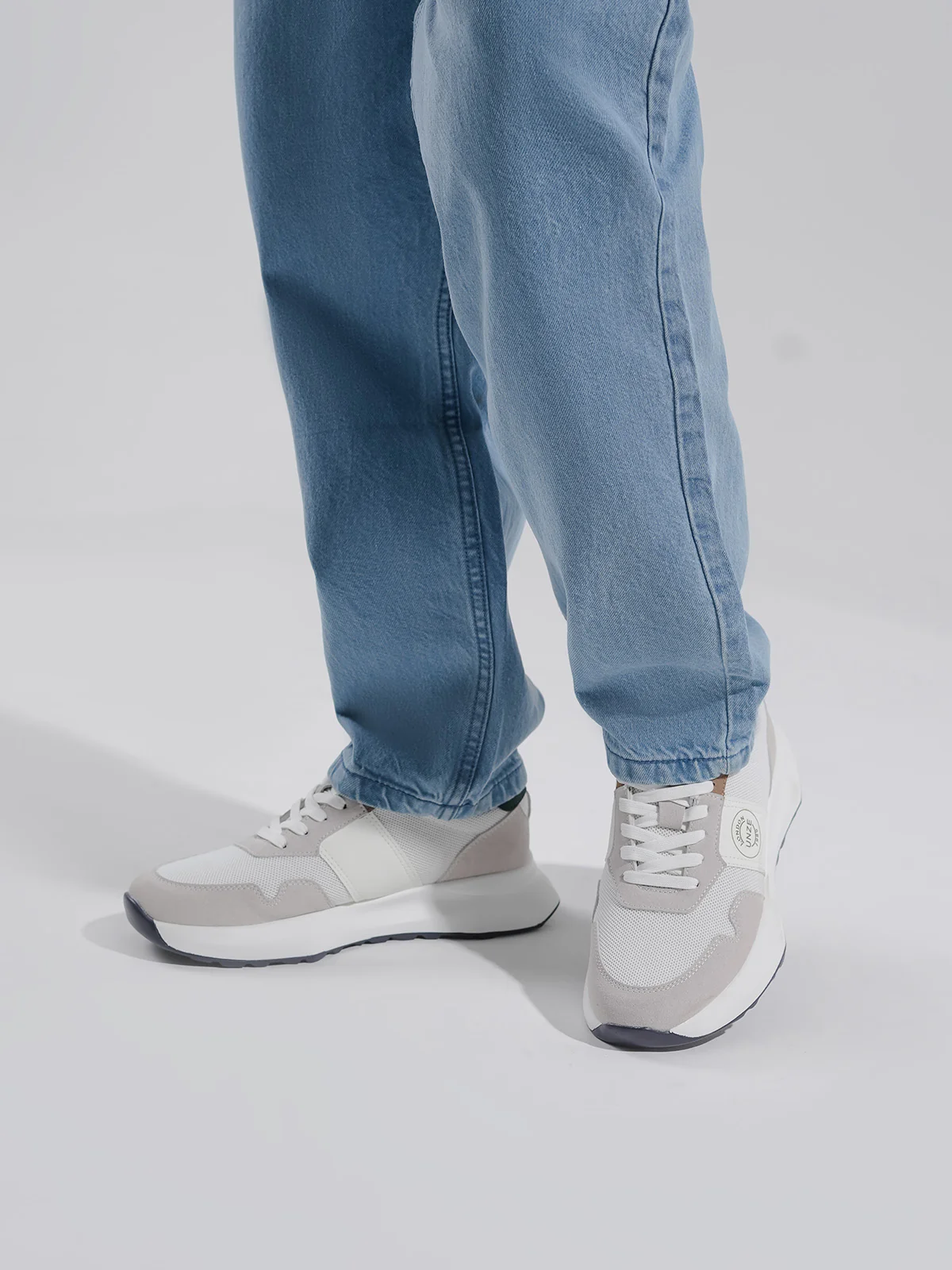 Men "DUNLAP" Trendy Lace Up Trainers - Image 3