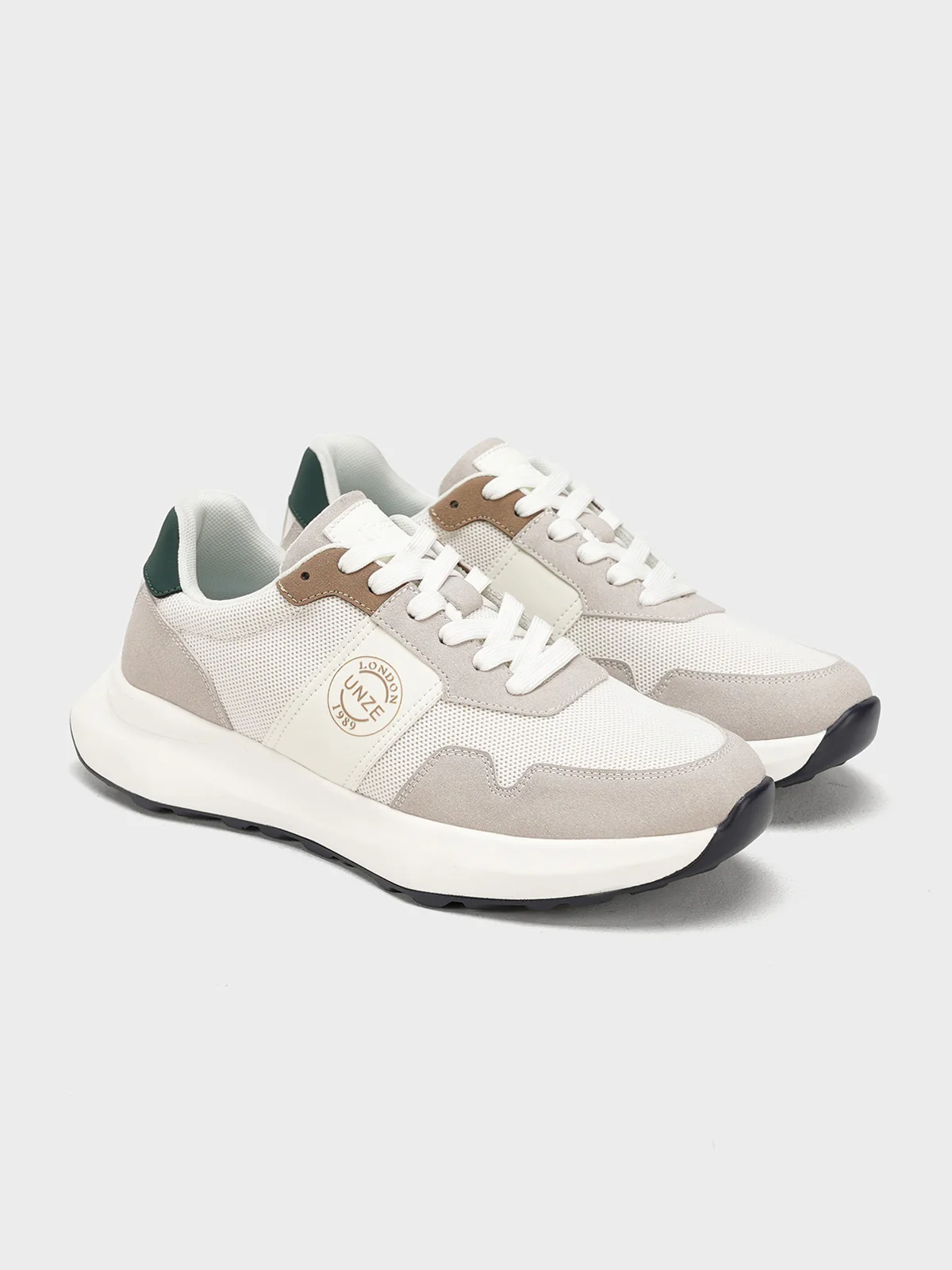 Men "DUNLAP" Trendy Lace Up Trainers - Image 4