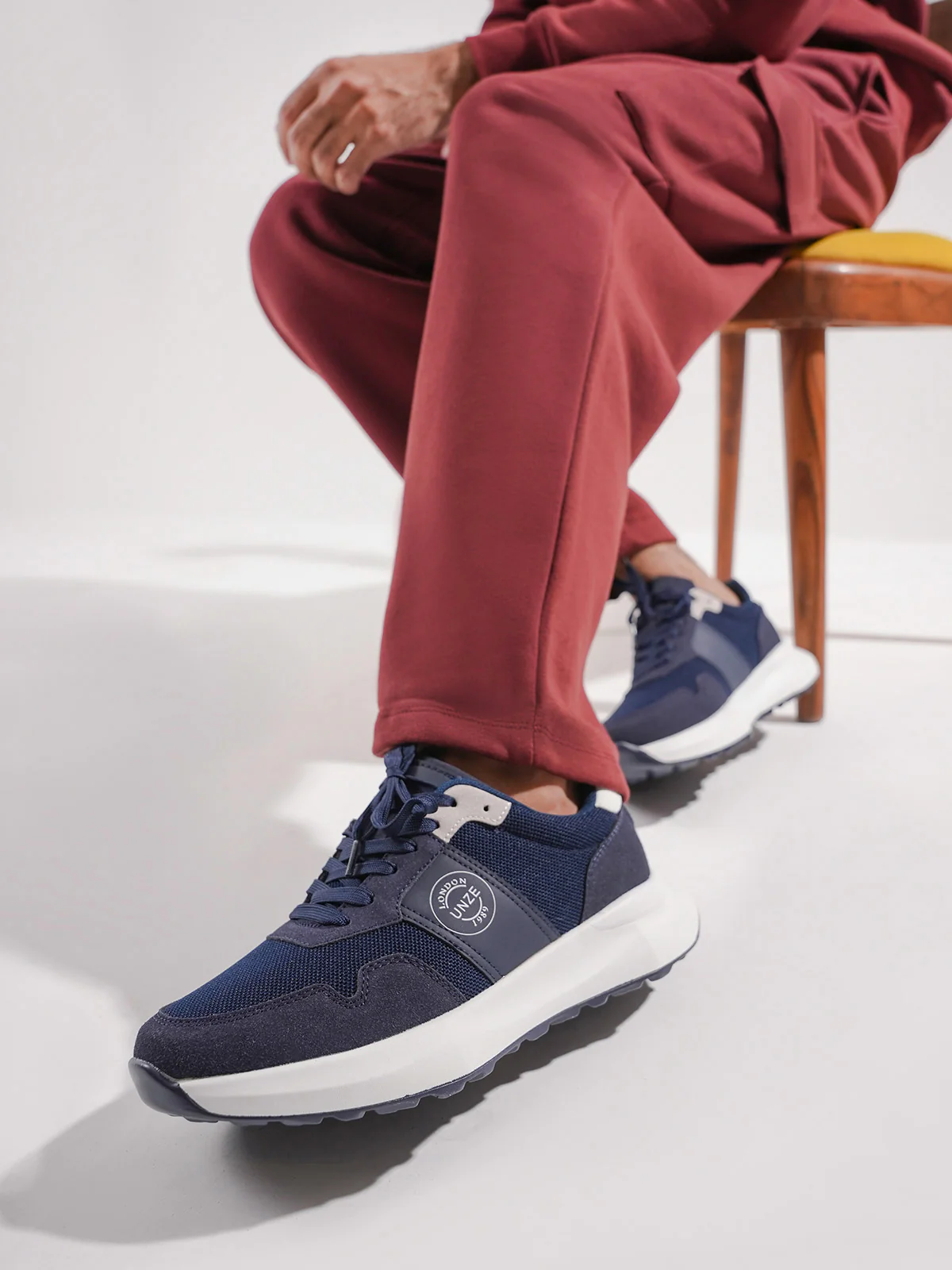 Men "DUNLAP" Trendy Lace Up Trainers