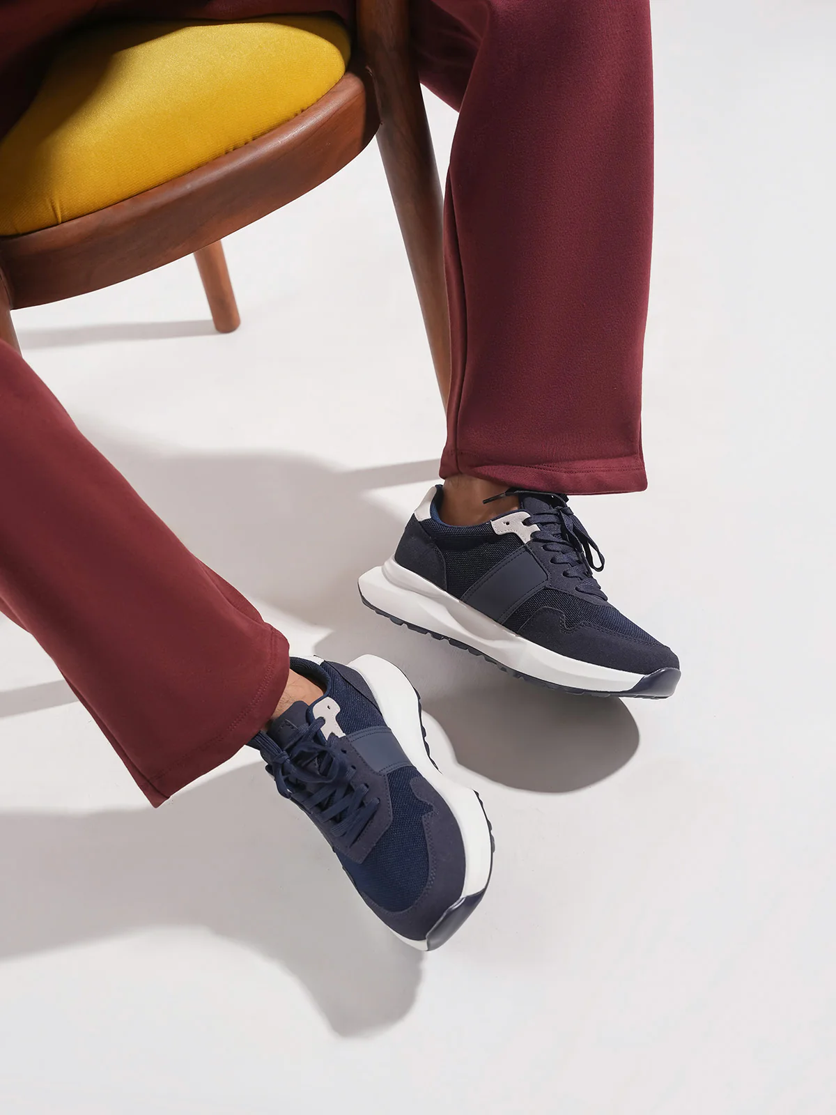 Men "DUNLAP" Trendy Lace Up Trainers - Image 3