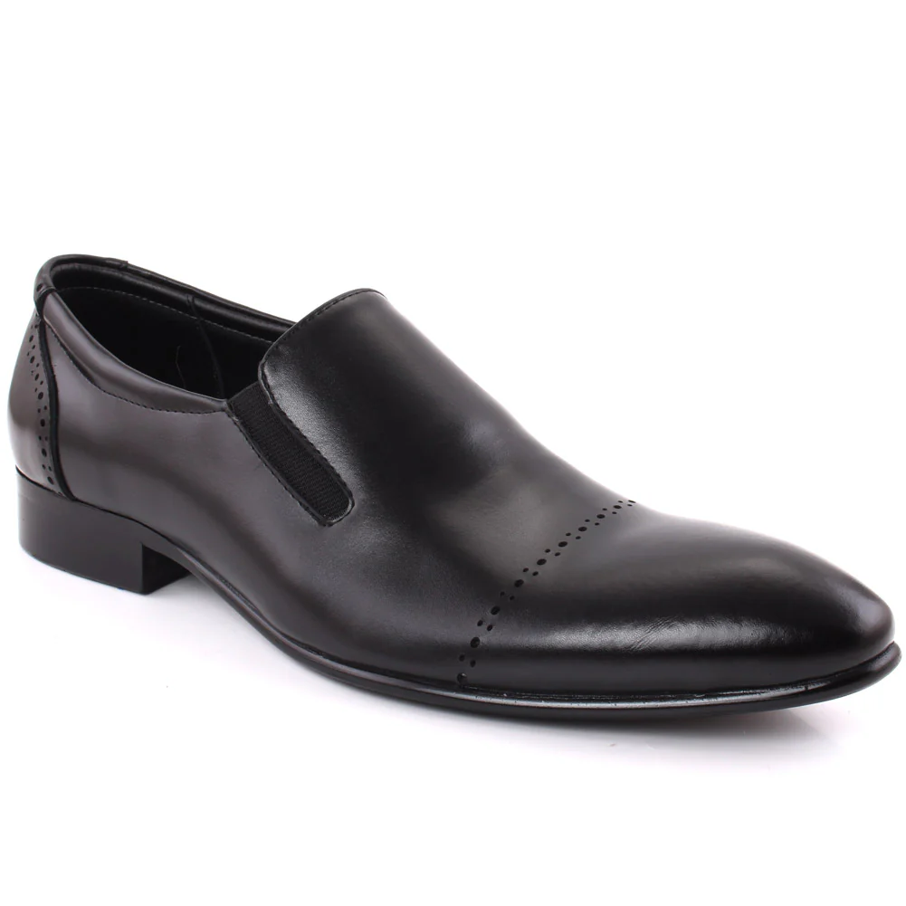 Men “EDUR” Pointy Toe Shaded Leather Formal Shoes