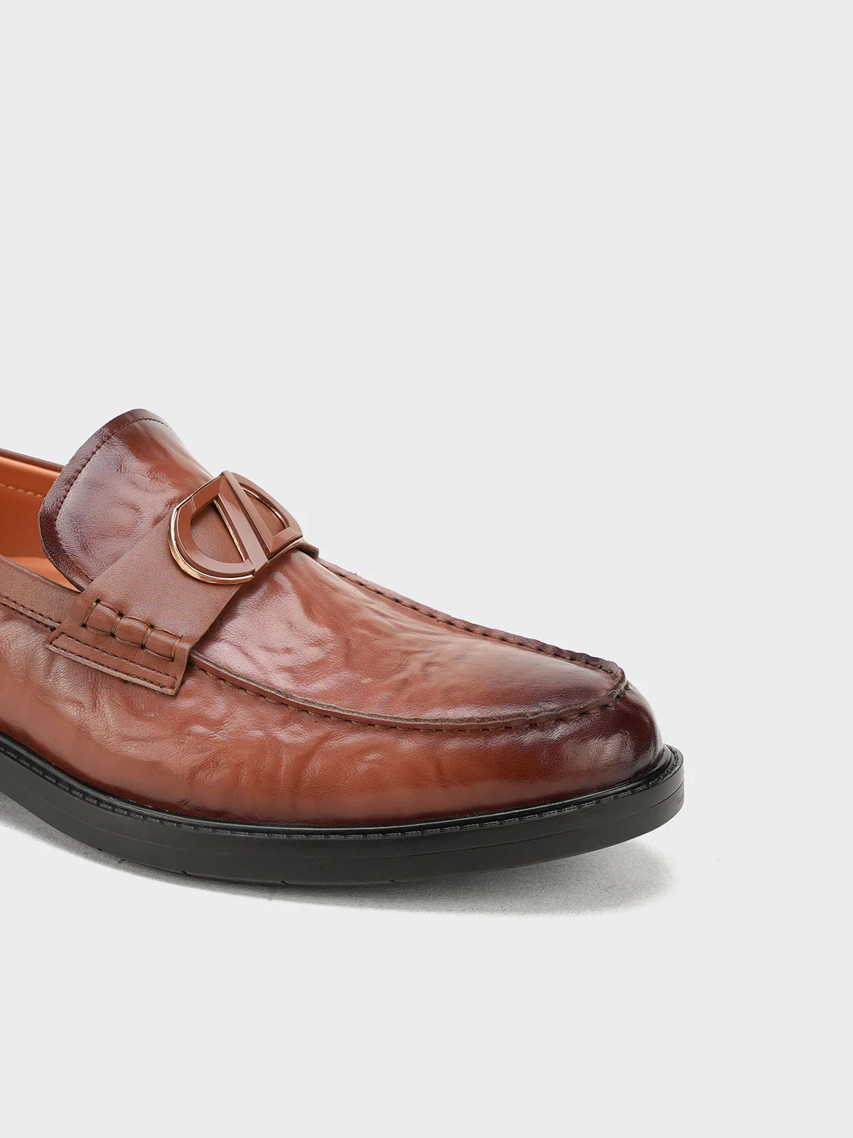 Men "EFRIM" Classic Slip On Leather Formals - Image 4