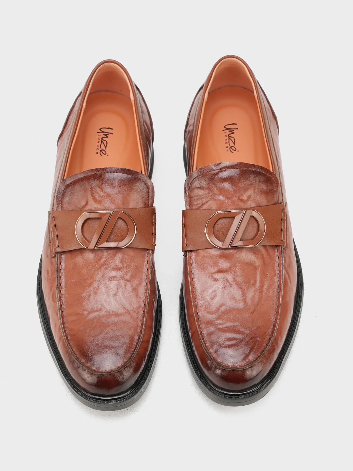 Men "EFRIM" Classic Slip On Leather Formals - Image 6