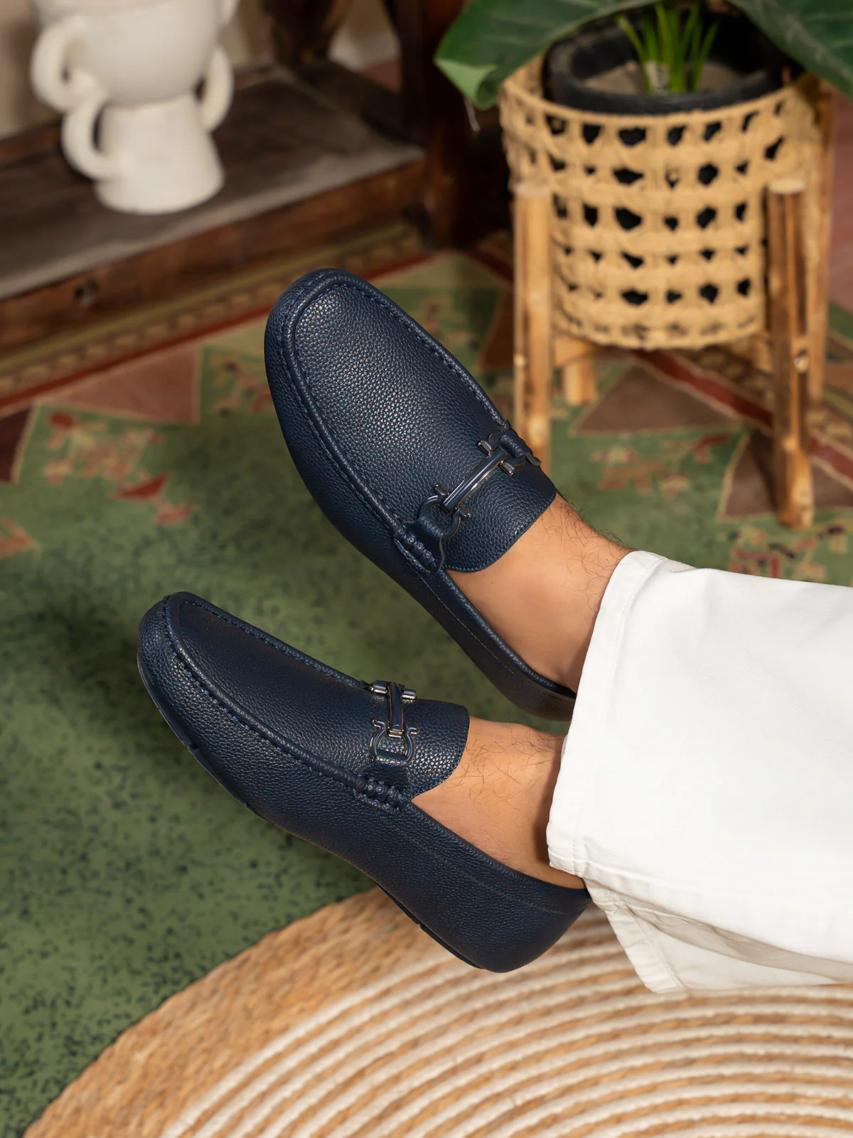 Men "EILANI" Casual Look Soft Moccasins - Image 10