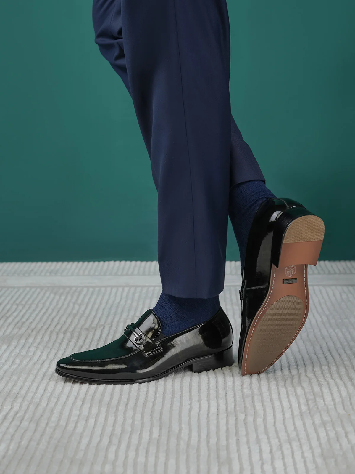 Men "EVEGNY" Perfect Leather Formal Shoes - Image 6