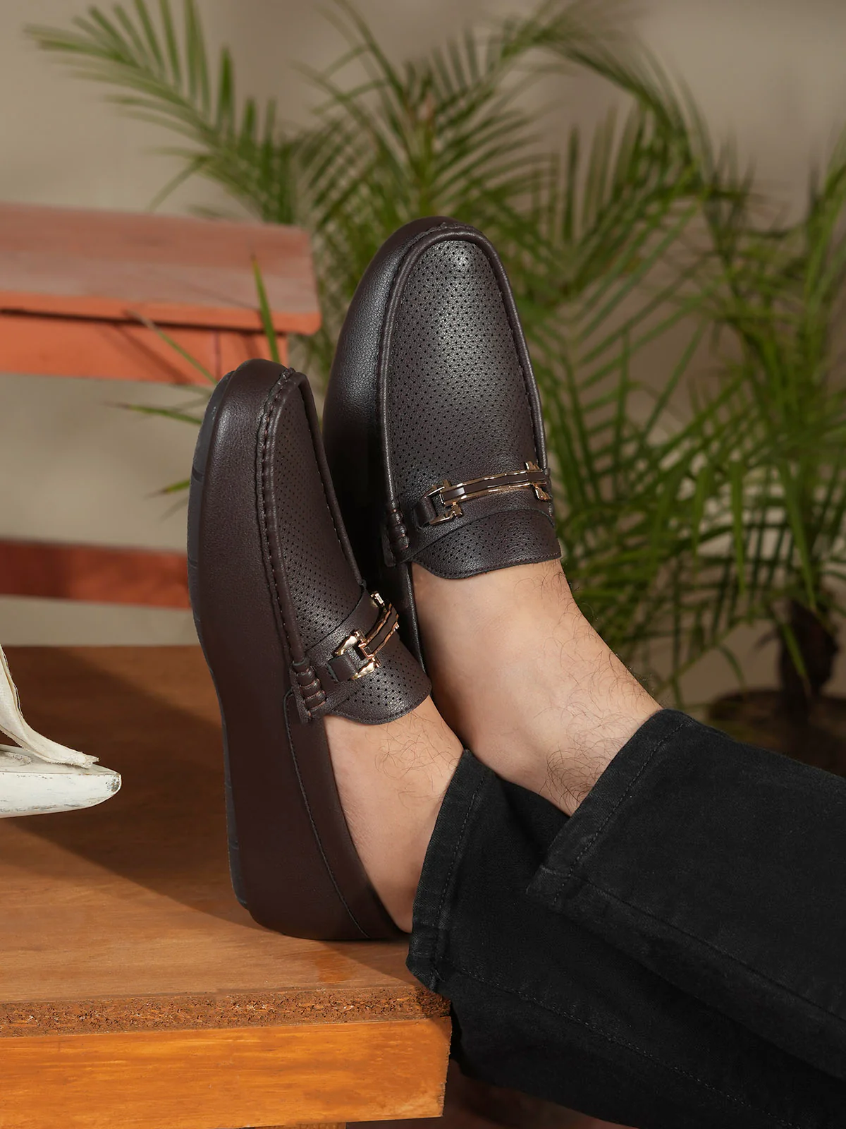 Men "EZEKIEL" Casual Rubber Sole Moccasins - Image 10