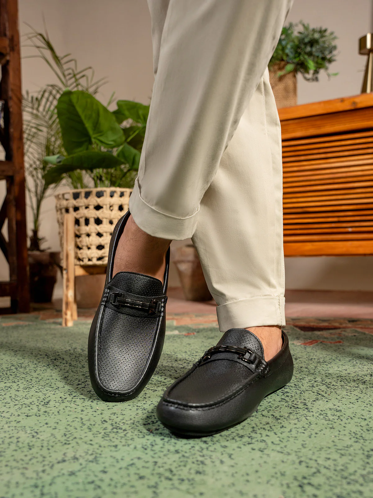 Men "EZEKIEL" Casual Rubber Sole Moccasins - Image 10