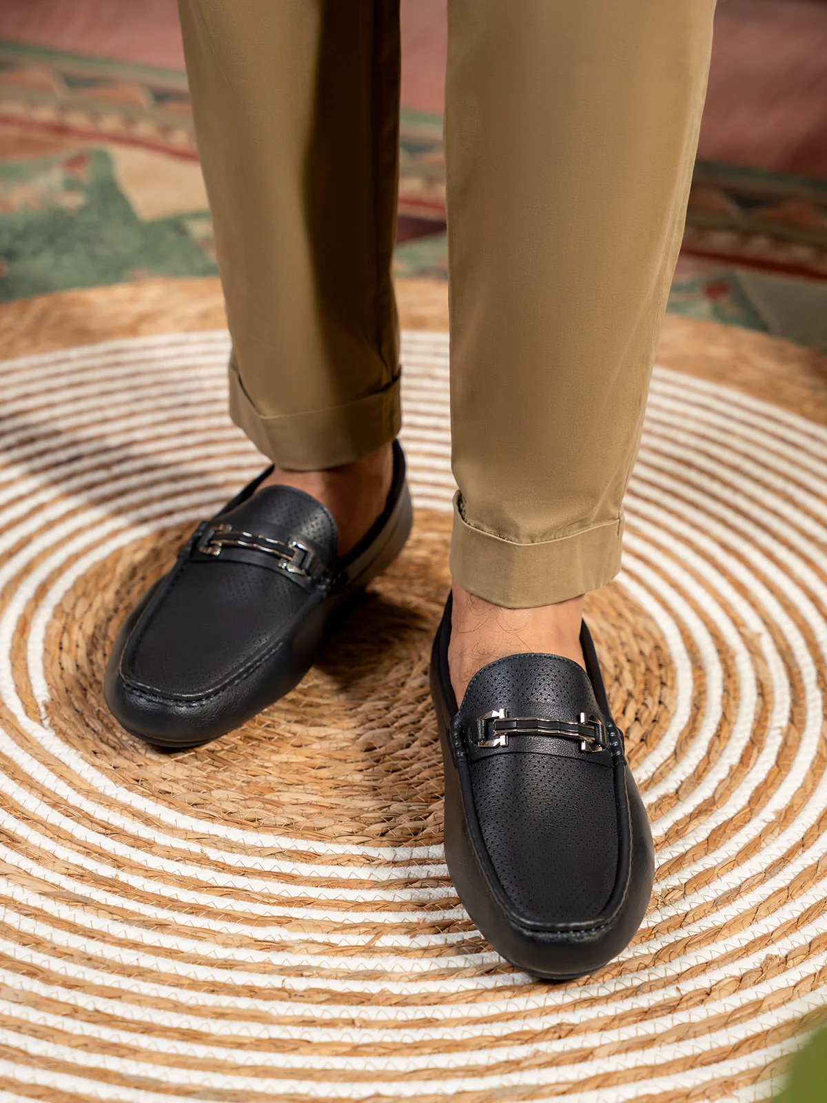 Men "EZEKIEL" Casual Rubber Sole Moccasins - Image 10