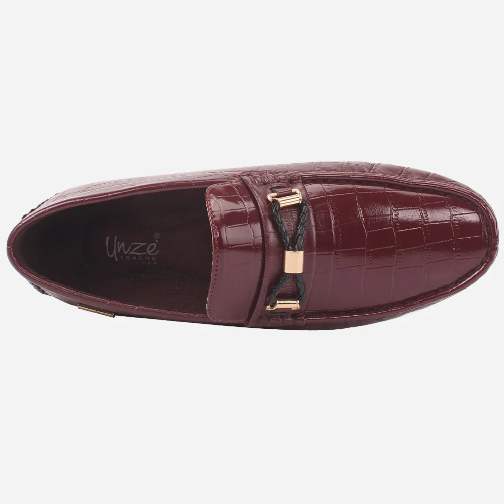 Men "FAIZ" Casual Slip-ons Moccasins Shoes - Image 4
