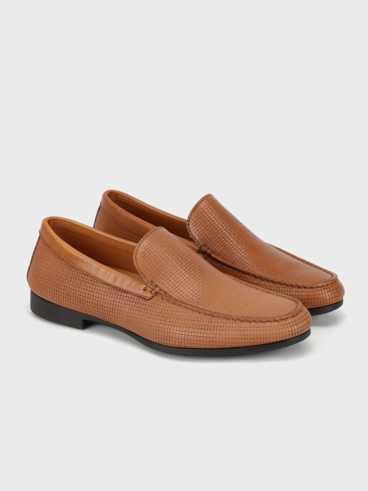 Men "FELIPE" Penny Keeper Casual Slip-On Leather Moccasins - Image 4