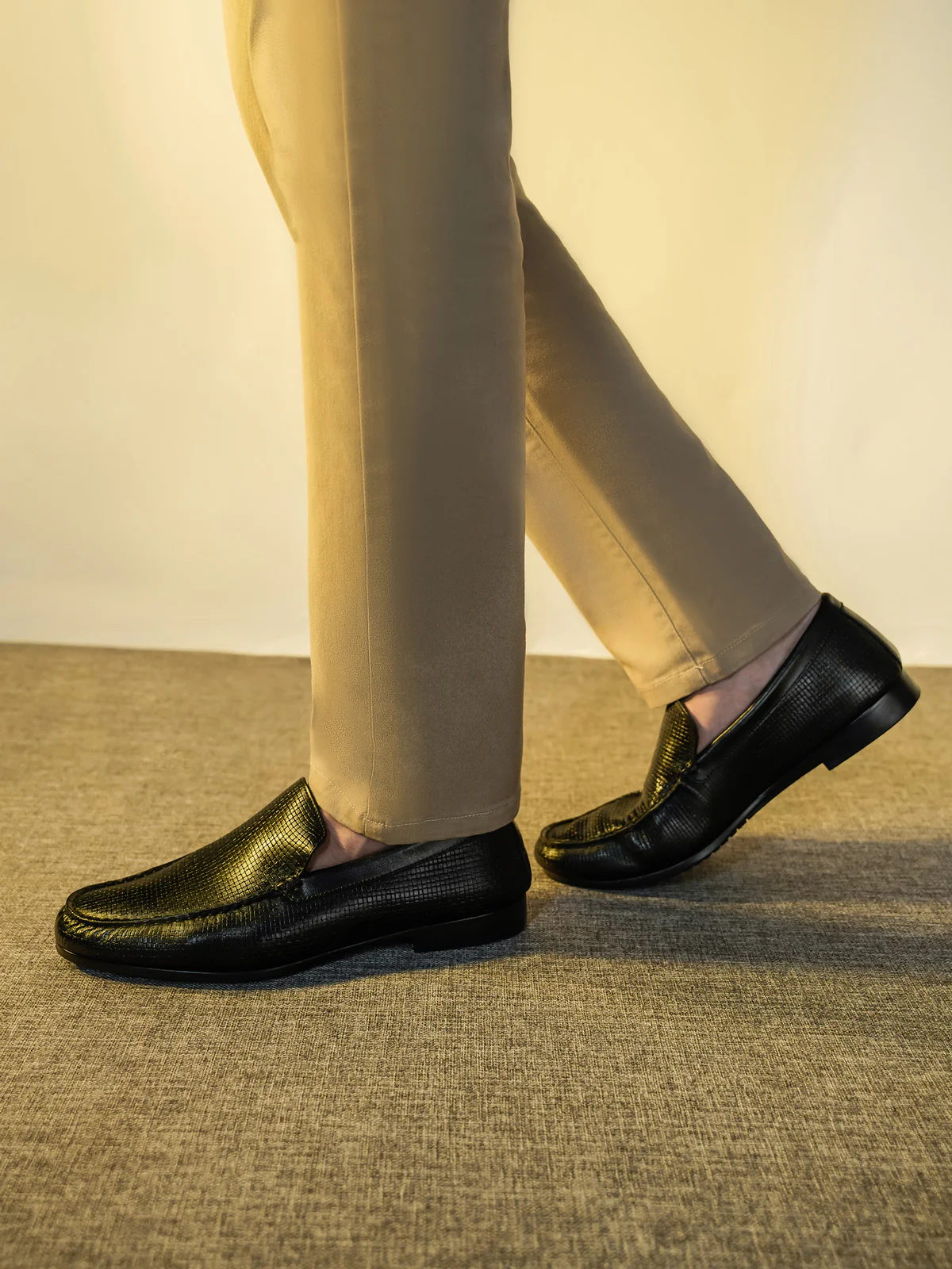 Men "FELIPE" Penny Keeper Casual Slip-On Leather Moccasins - Image 3