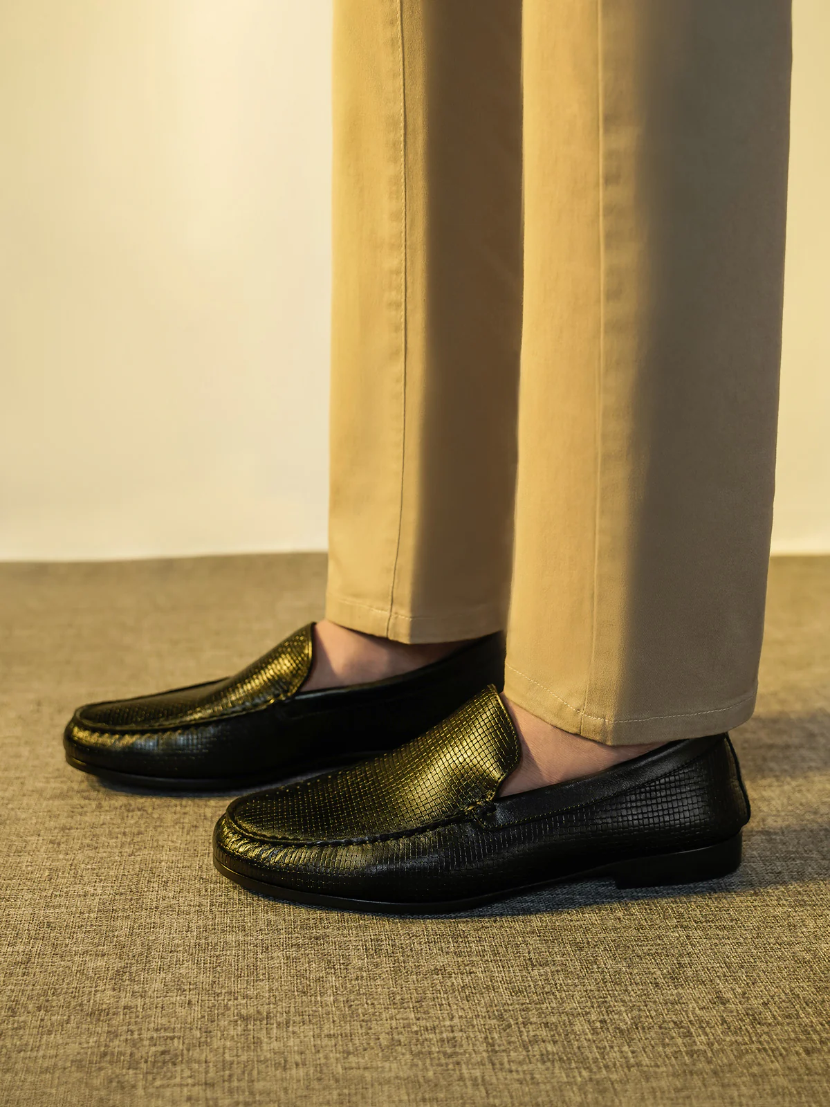 Men "FELIPE" Penny Keeper Casual Slip-On Leather Moccasins - Image 6