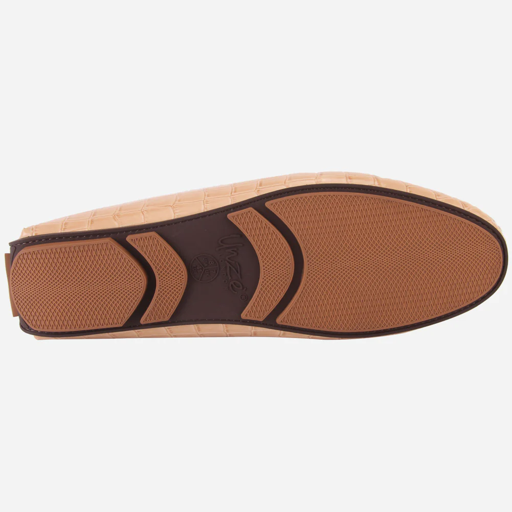 MEN "GAEL" SLIP ON RUBBER SOLE MOCCASINS - Image 5