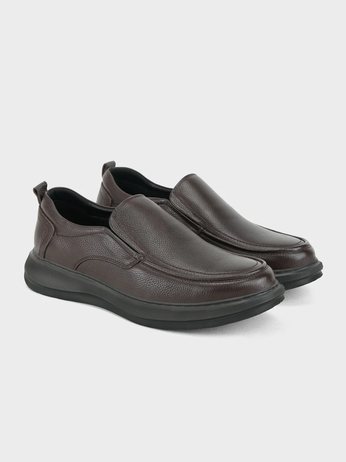 Men "GAFNIT" Comfort Slip On Leather Formals - Image 2