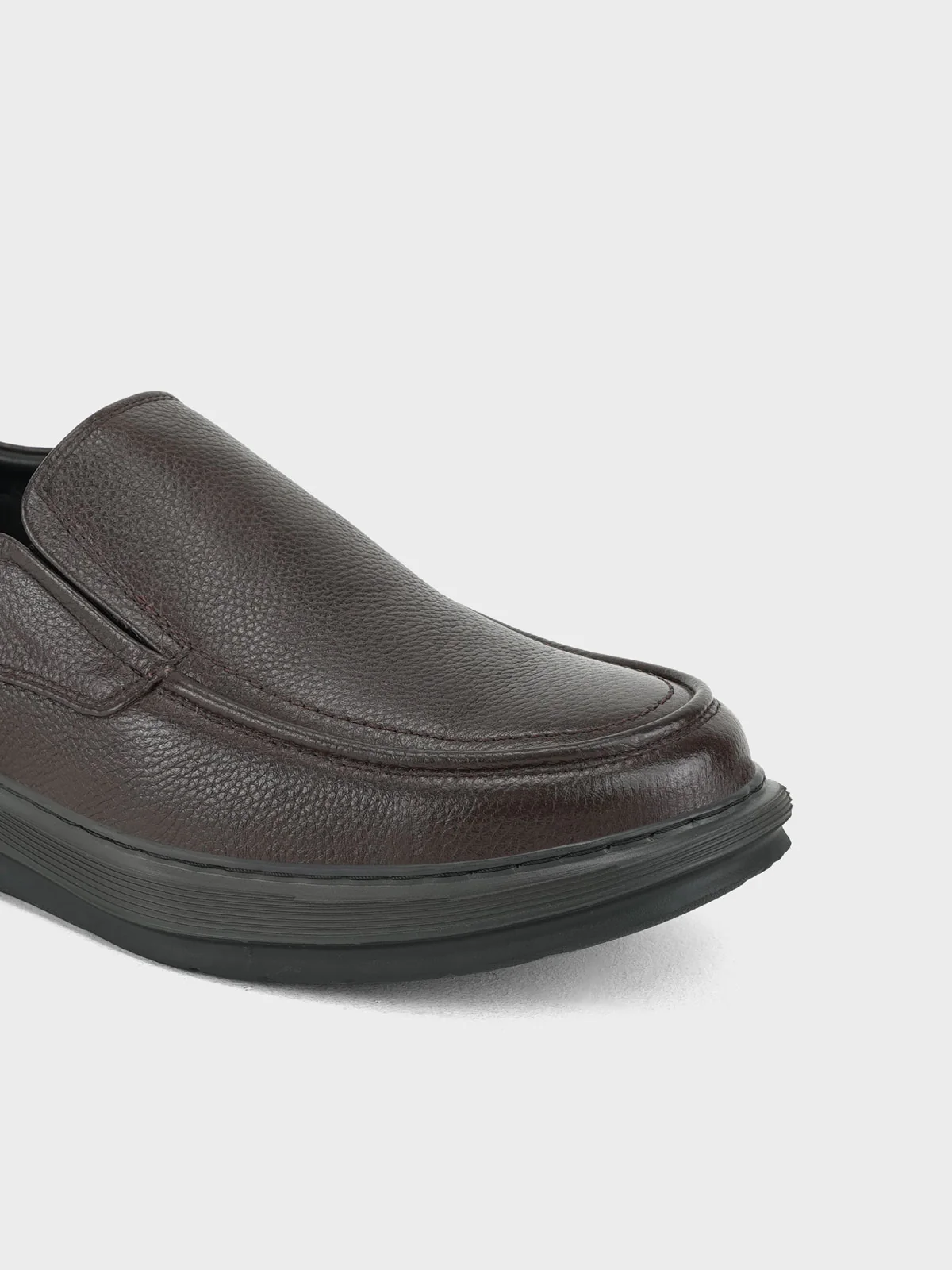 Men "GAFNIT" Comfort Slip On Leather Formals - Image 4