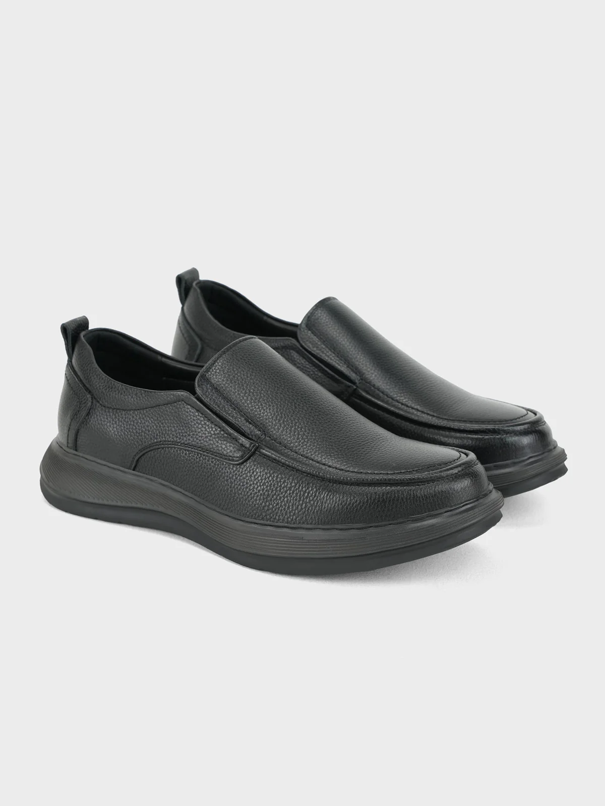 Men "GAFNIT" Comfort Slip On Leather Formals - Image 2