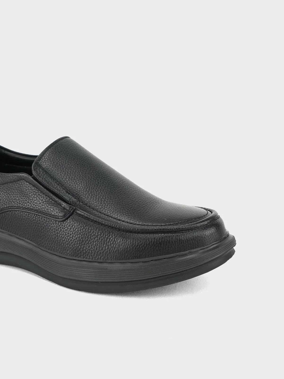 Men "GAFNIT" Comfort Slip On Leather Formals - Image 4