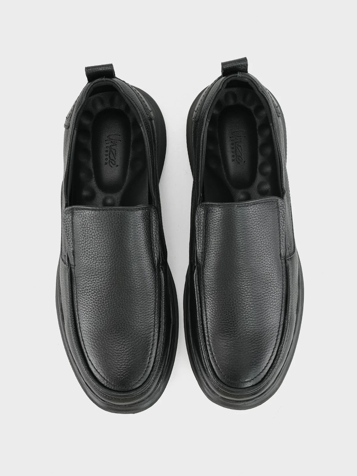 Men "GAFNIT" Comfort Slip On Leather Formals - Image 5
