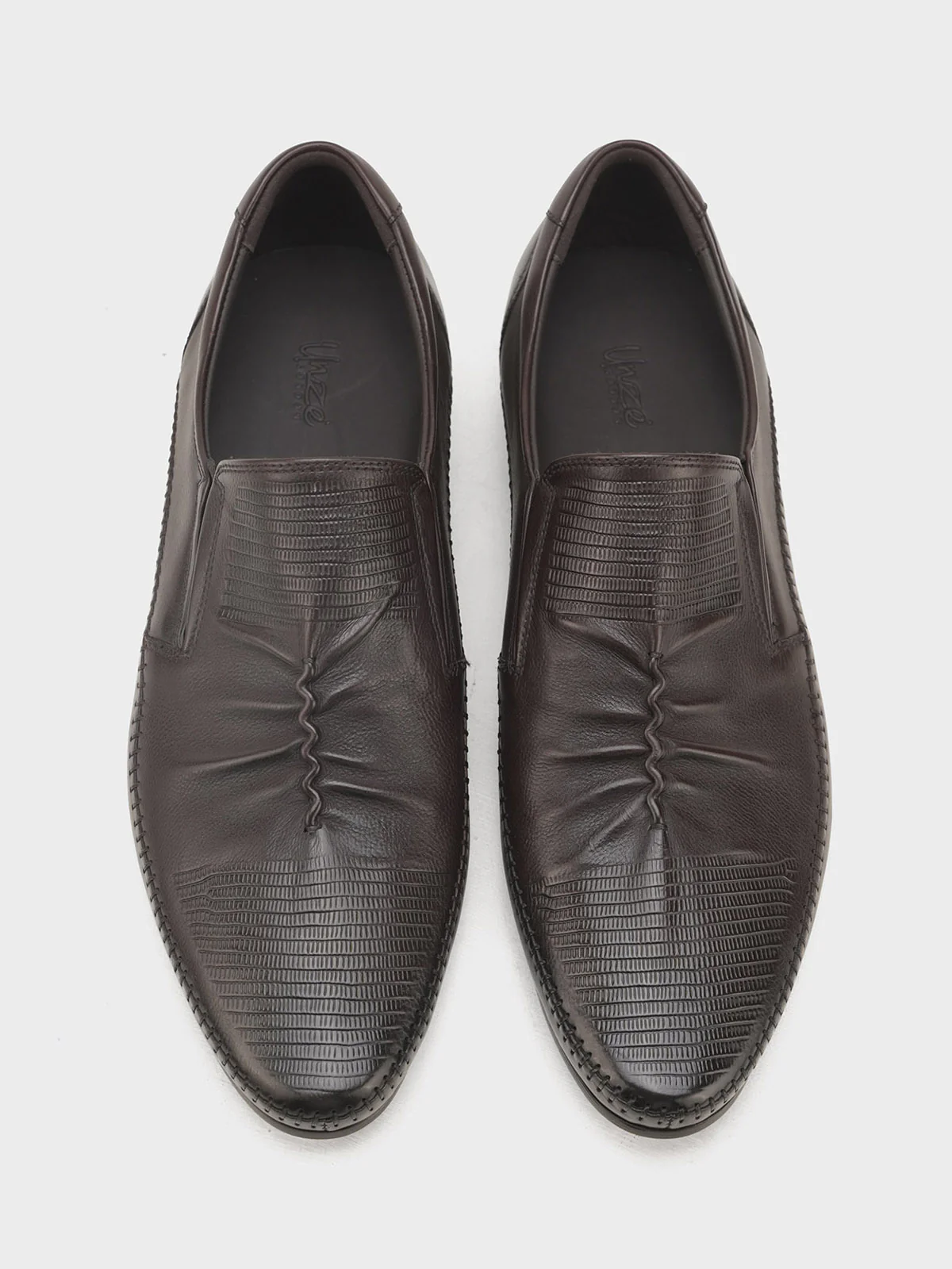 Men "GEOFF" Unique Style Premium Leather Formals - Image 9
