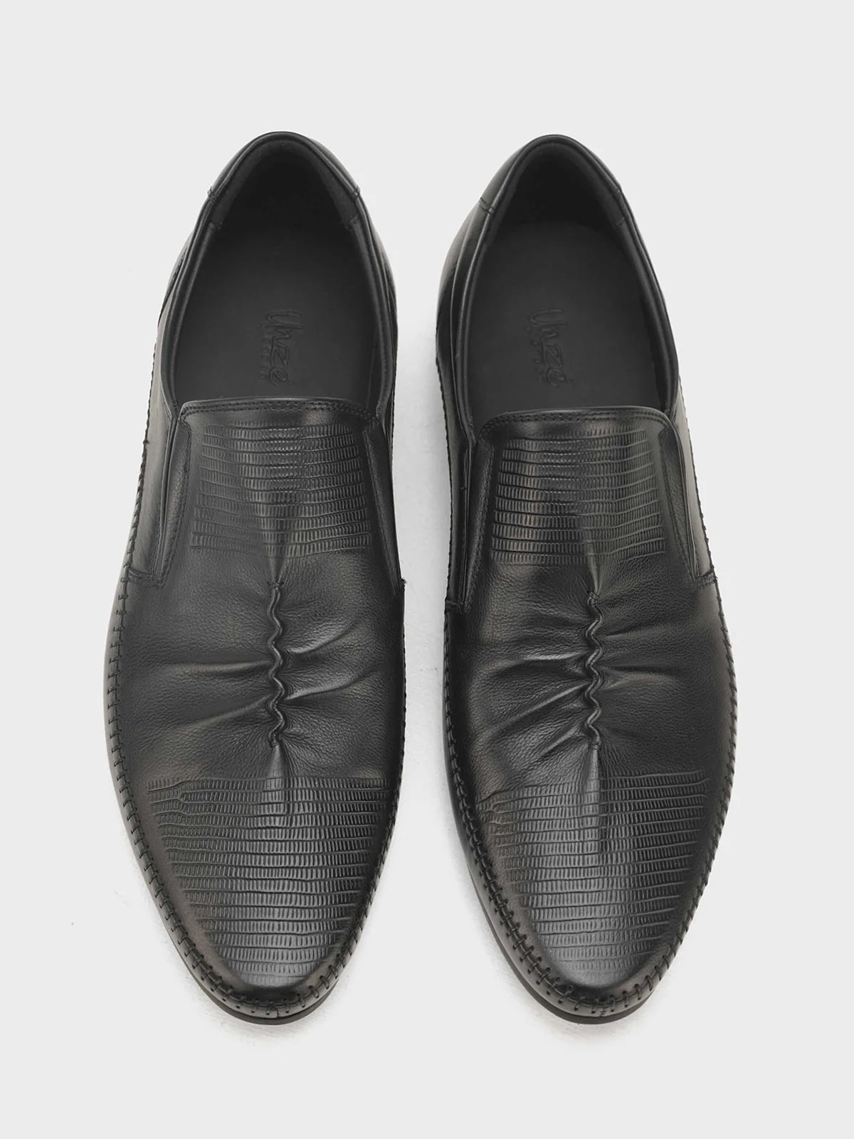 Men "GEOFF" Unique Style Premium Leather Formals - Image 9