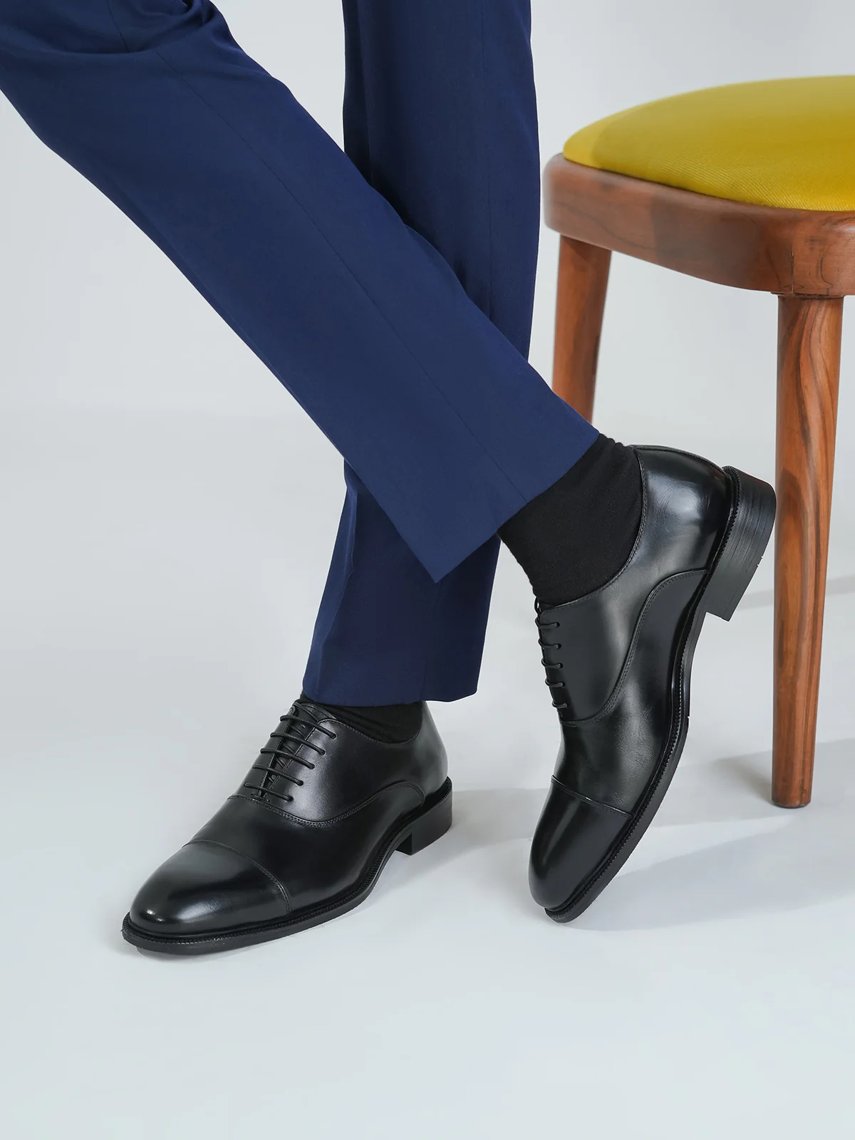 Men "GIANNA" Elegance Leather Formal Shoes