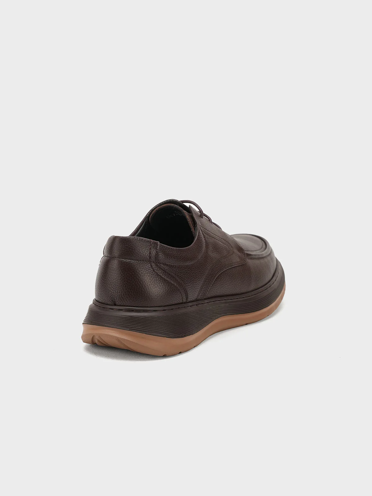 Men "HAGOP" Lace Up Leather Loafer Shoes - Image 5