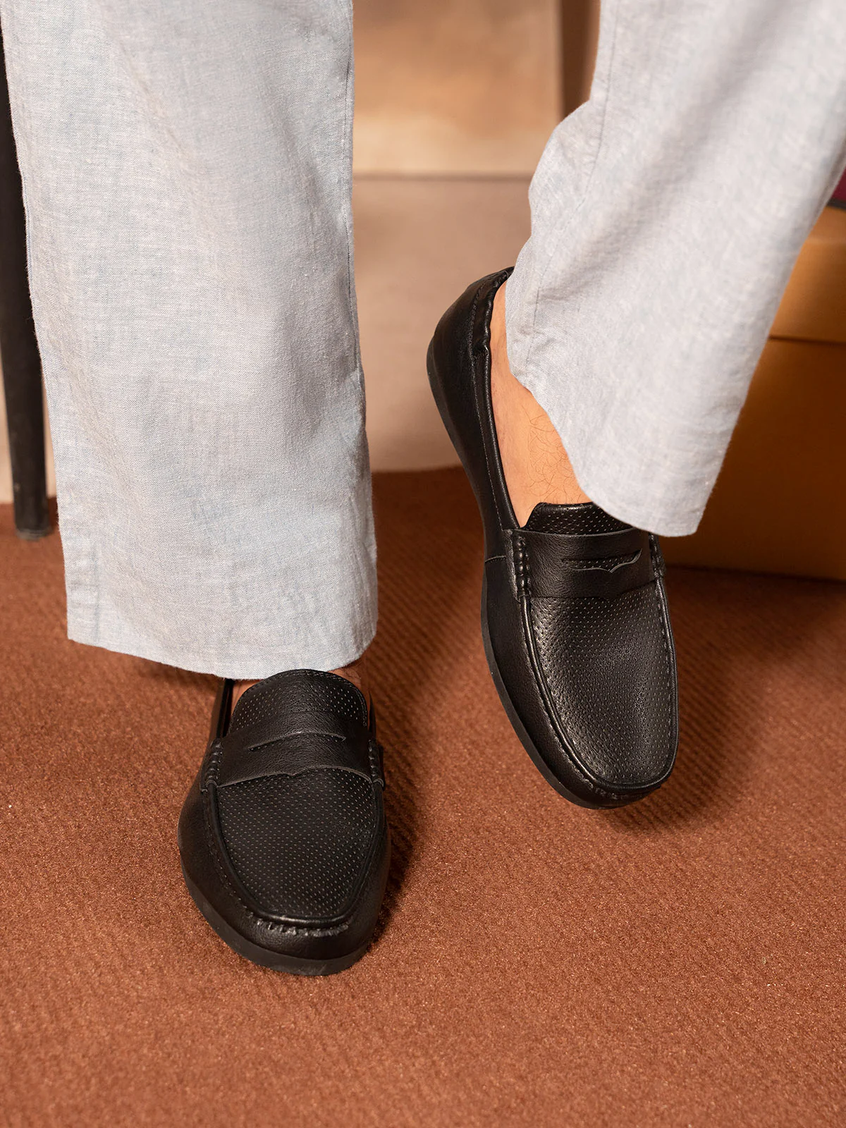 Men "HAROLD" Convenient Slip On Moccasins
