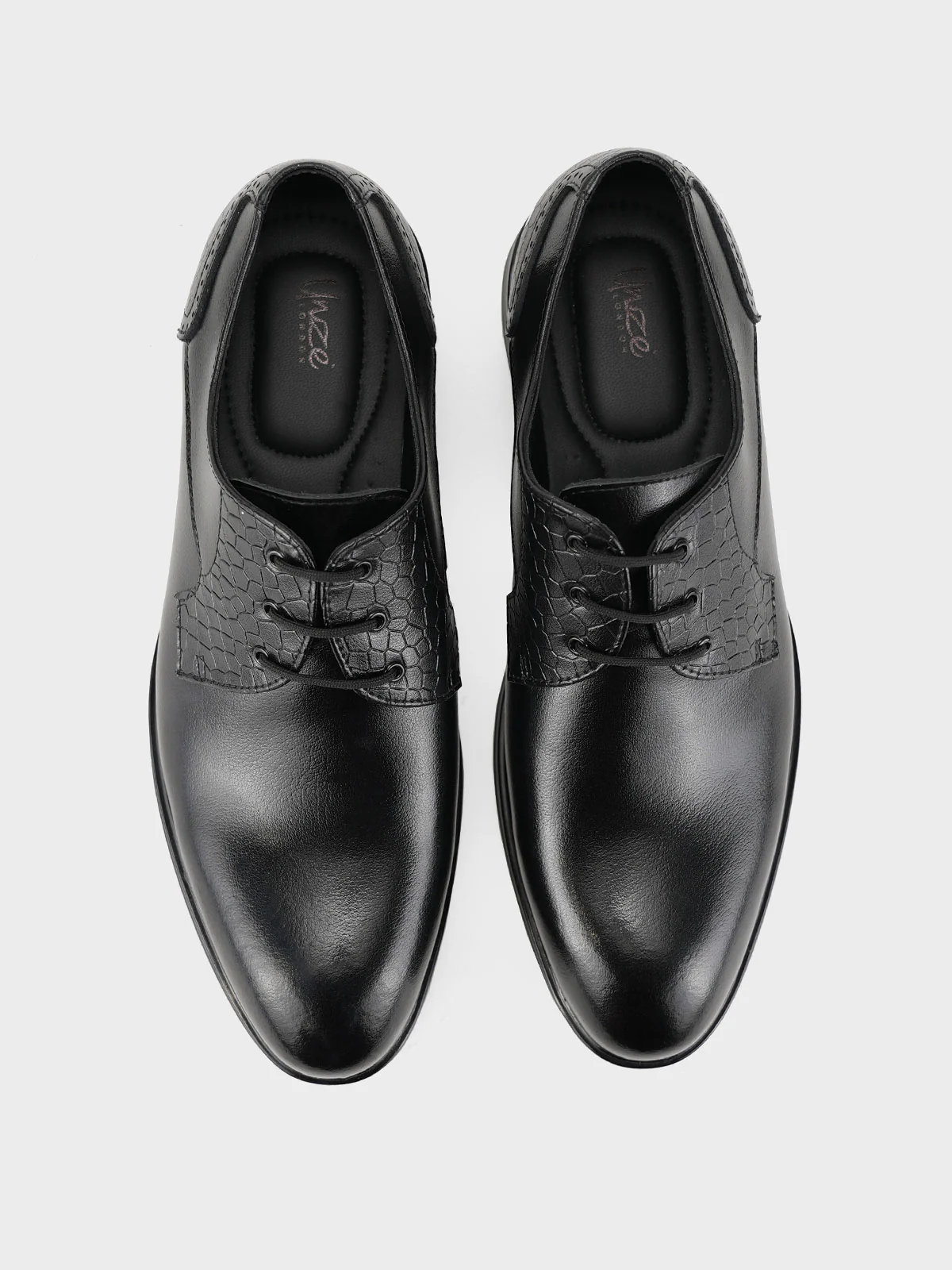 Men "HERNAN" Lace Up Leather Formal Shoes - Image 6
