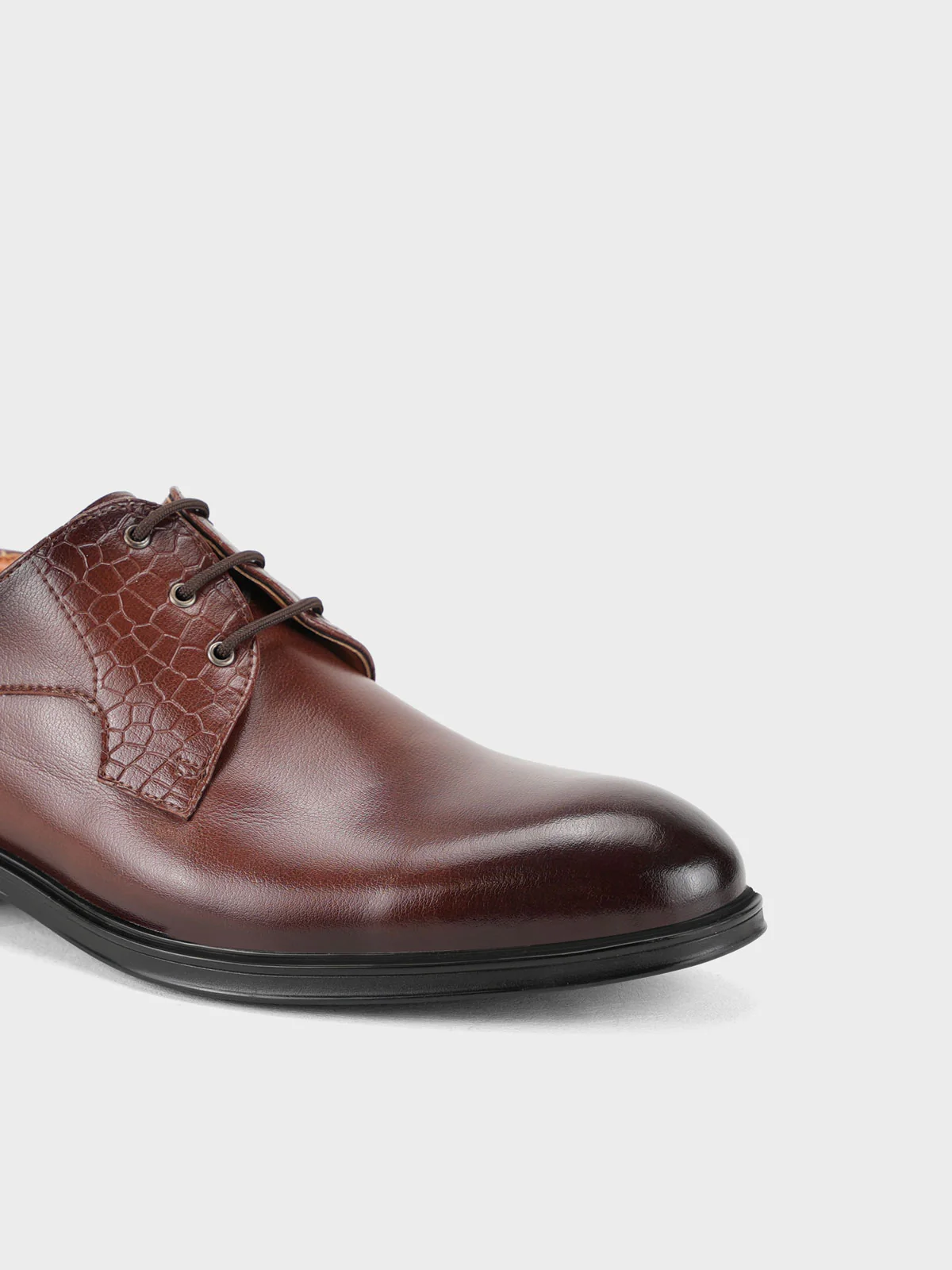 Men "HERNAN" Lace Up Leather Formal Shoes - Image 4