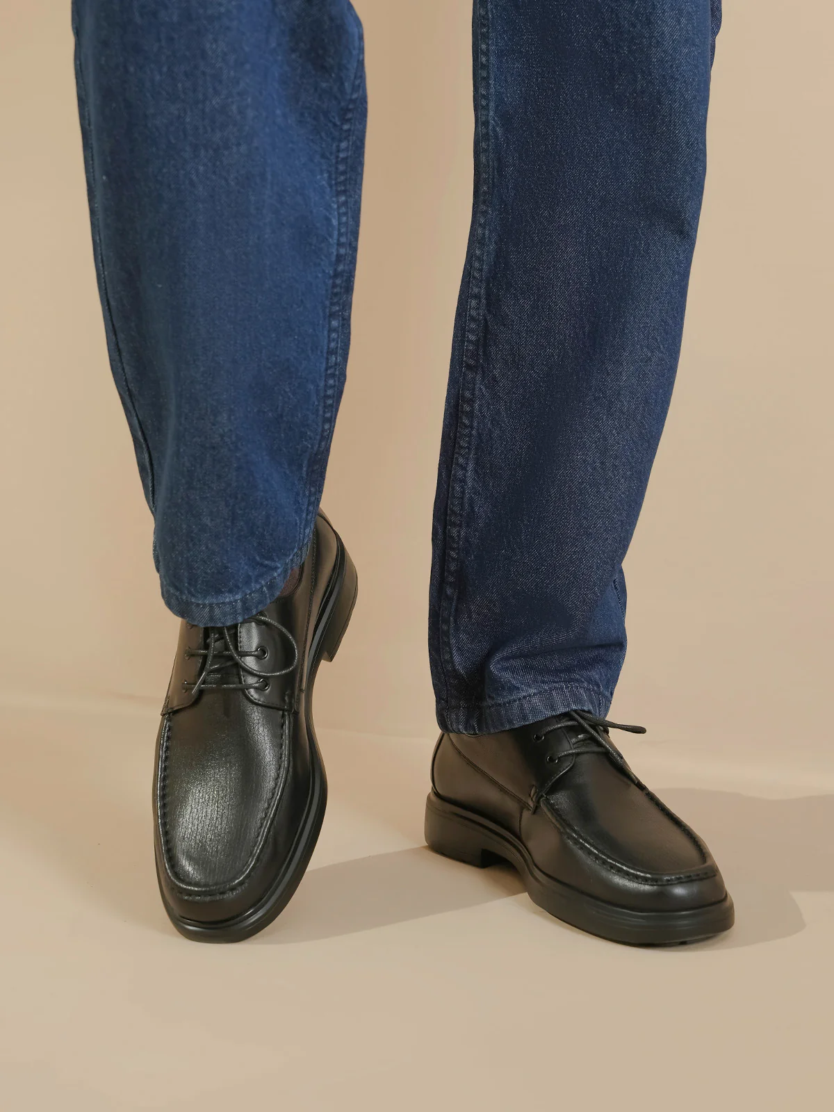 Men "JAIDEV" Formal Lace-Up Leather Shoes