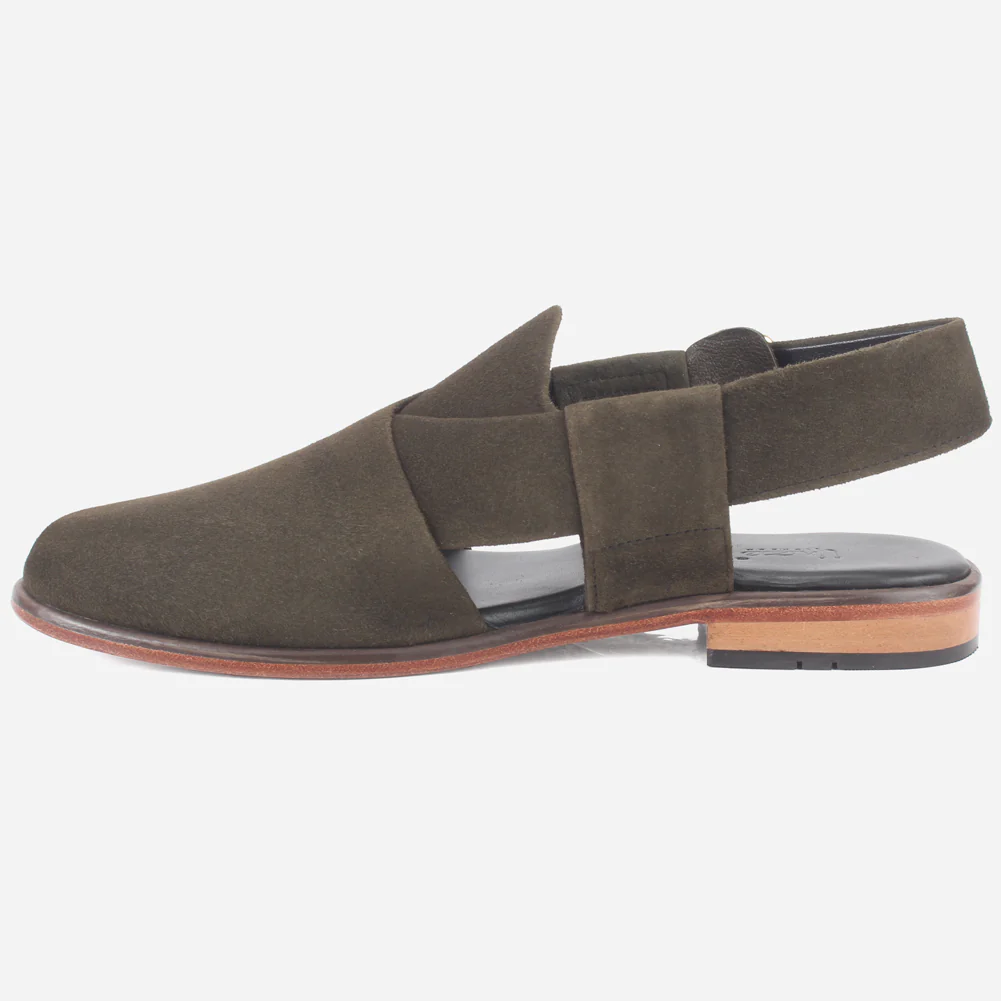 Men "JAVIX" Leather Handcrafted Peshawari Sandals - Image 3