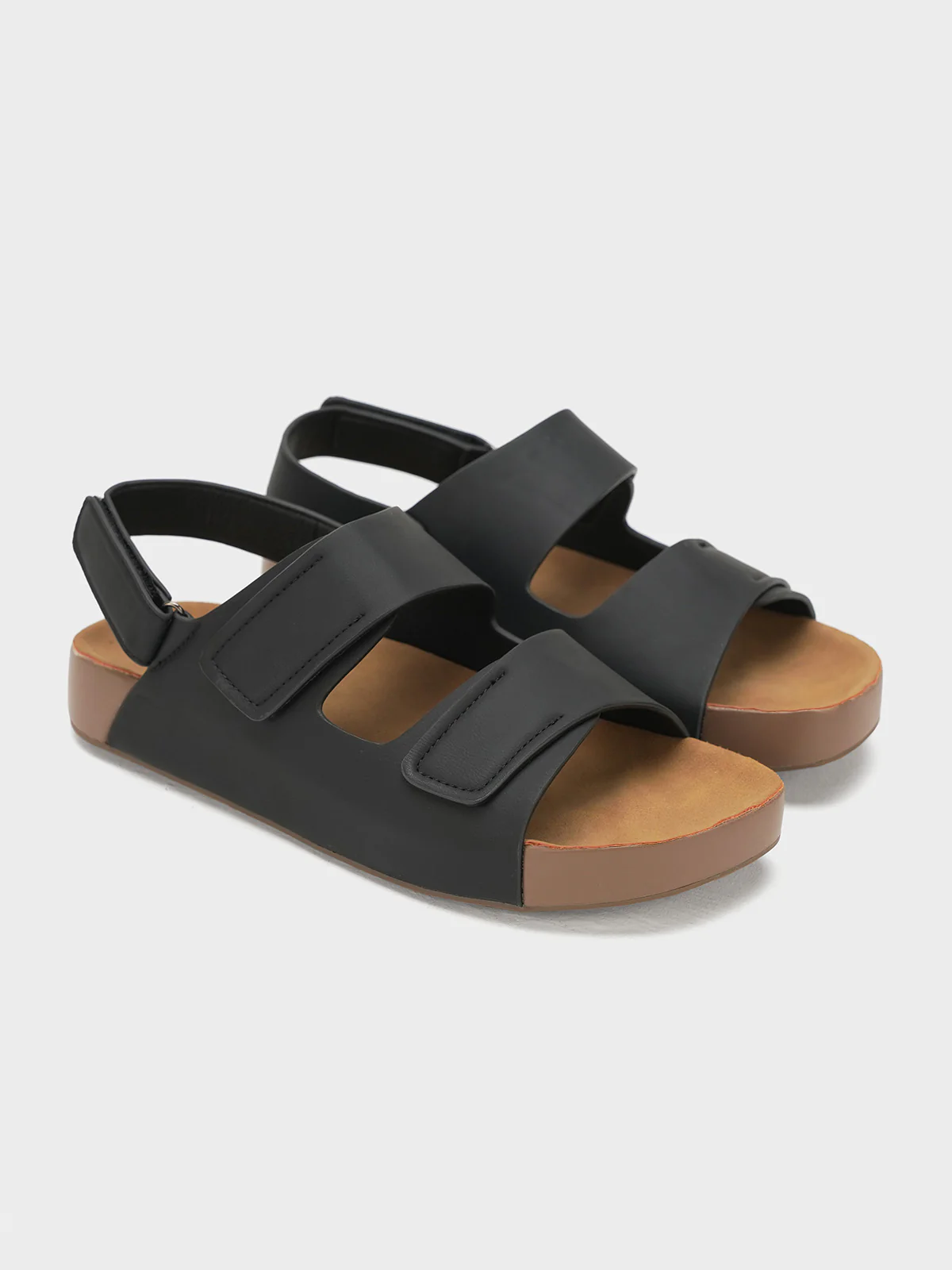 Men "JAYCE" Stylish with Velcro Strap Sandals - Image 4