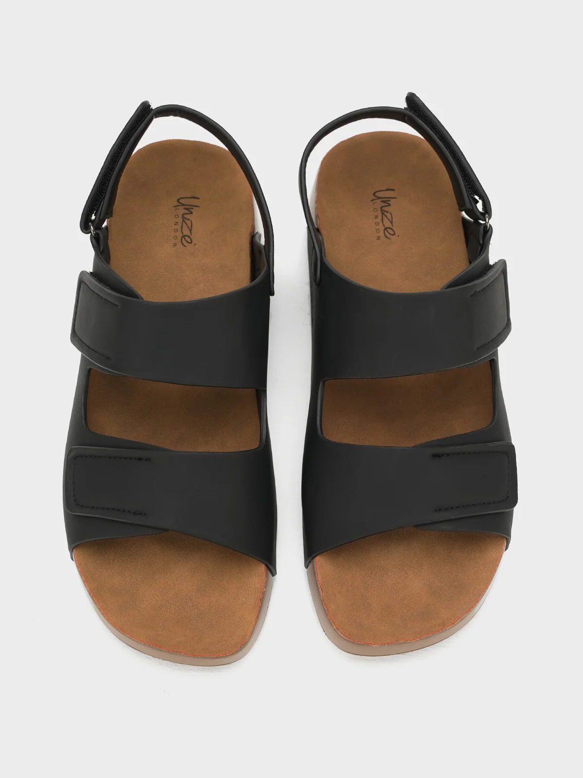 Men "JAYCE" Stylish with Velcro Strap Sandals - Image 9