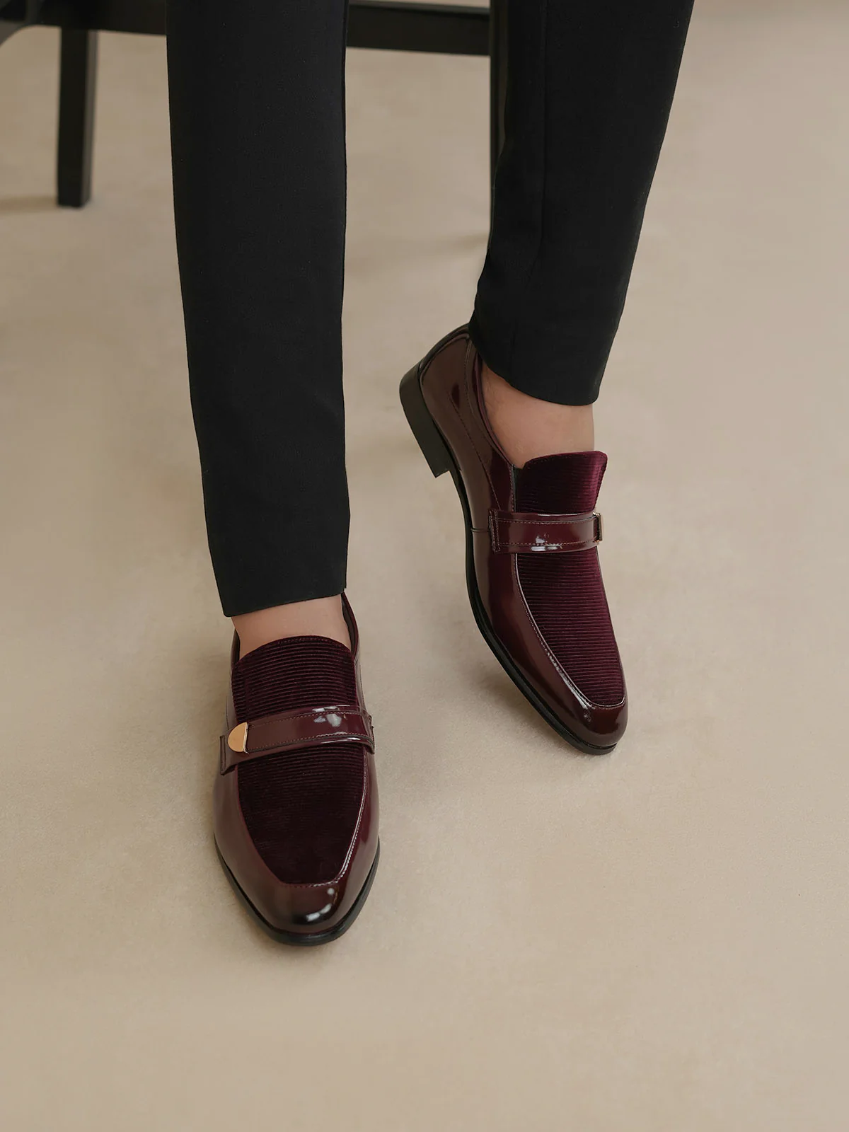 Men "ADELINA" Classic Leather Formal Shoes
